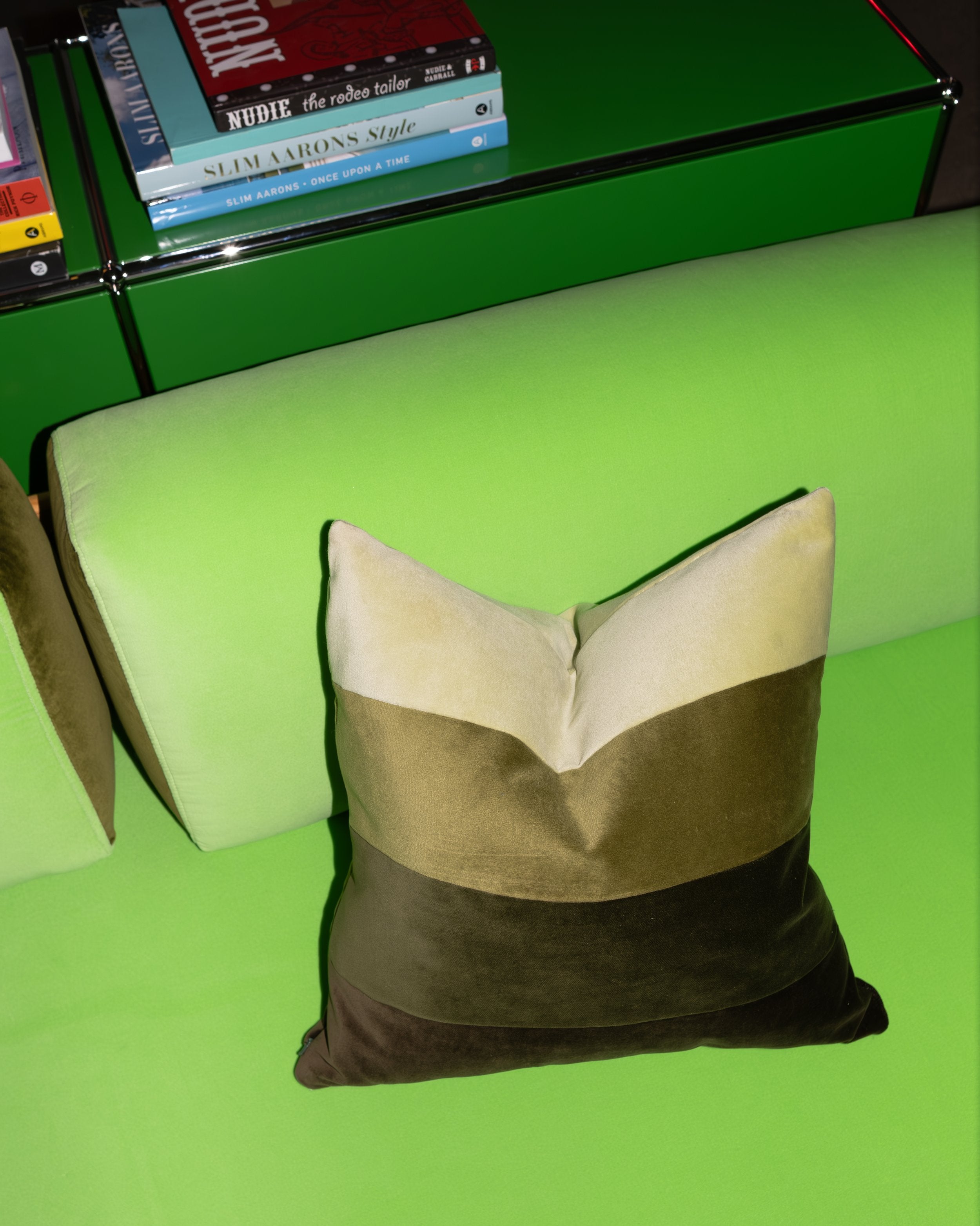 Velvet Ombre Throw Pillow