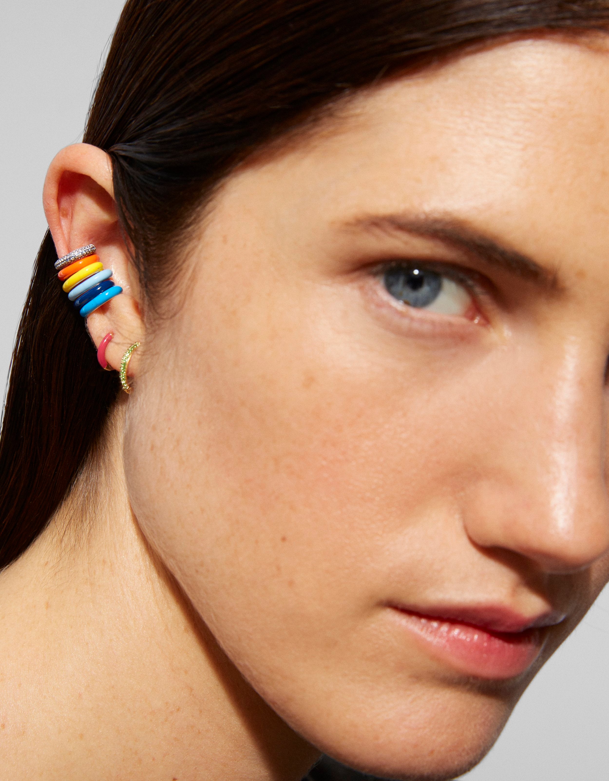 Ombre Enamel Ear Cuff Trios