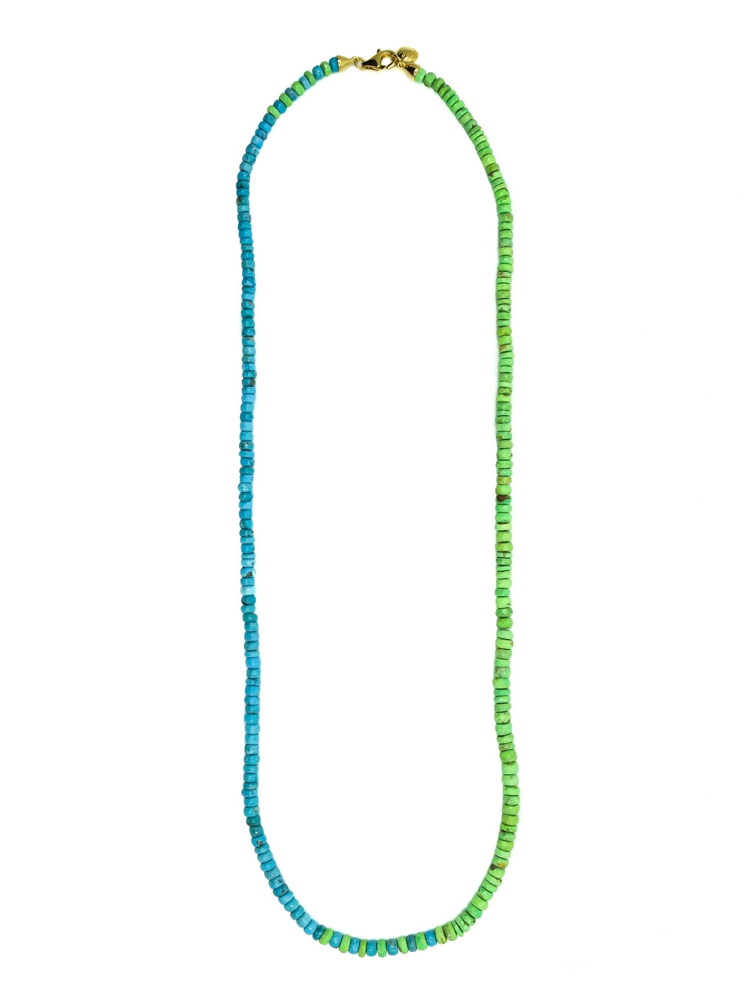 Electric Turquoise Rope Necklace