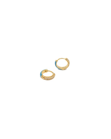 POWERS PAVE® Diamond Sparkle Huggies in 18K Gold