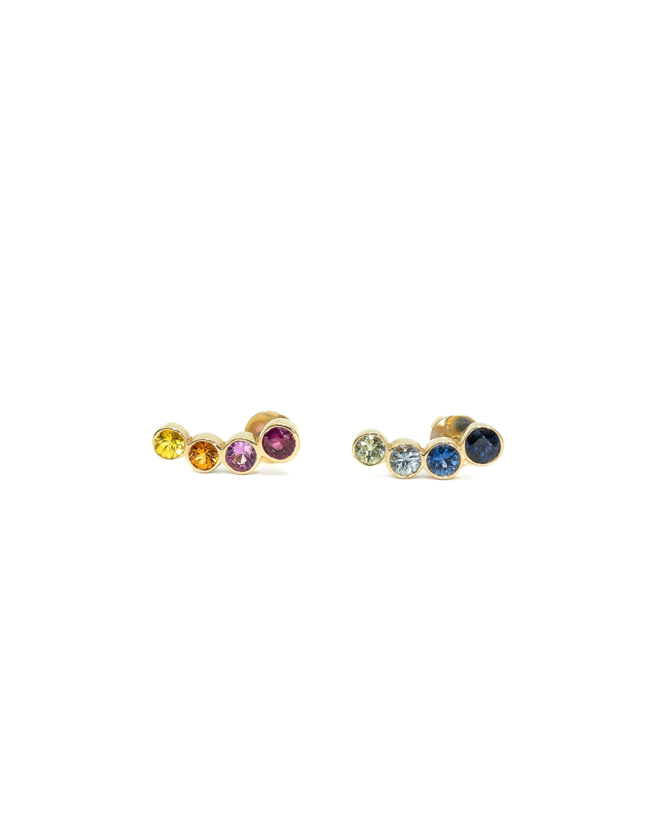 Ombré Sapphire Ear Crawler