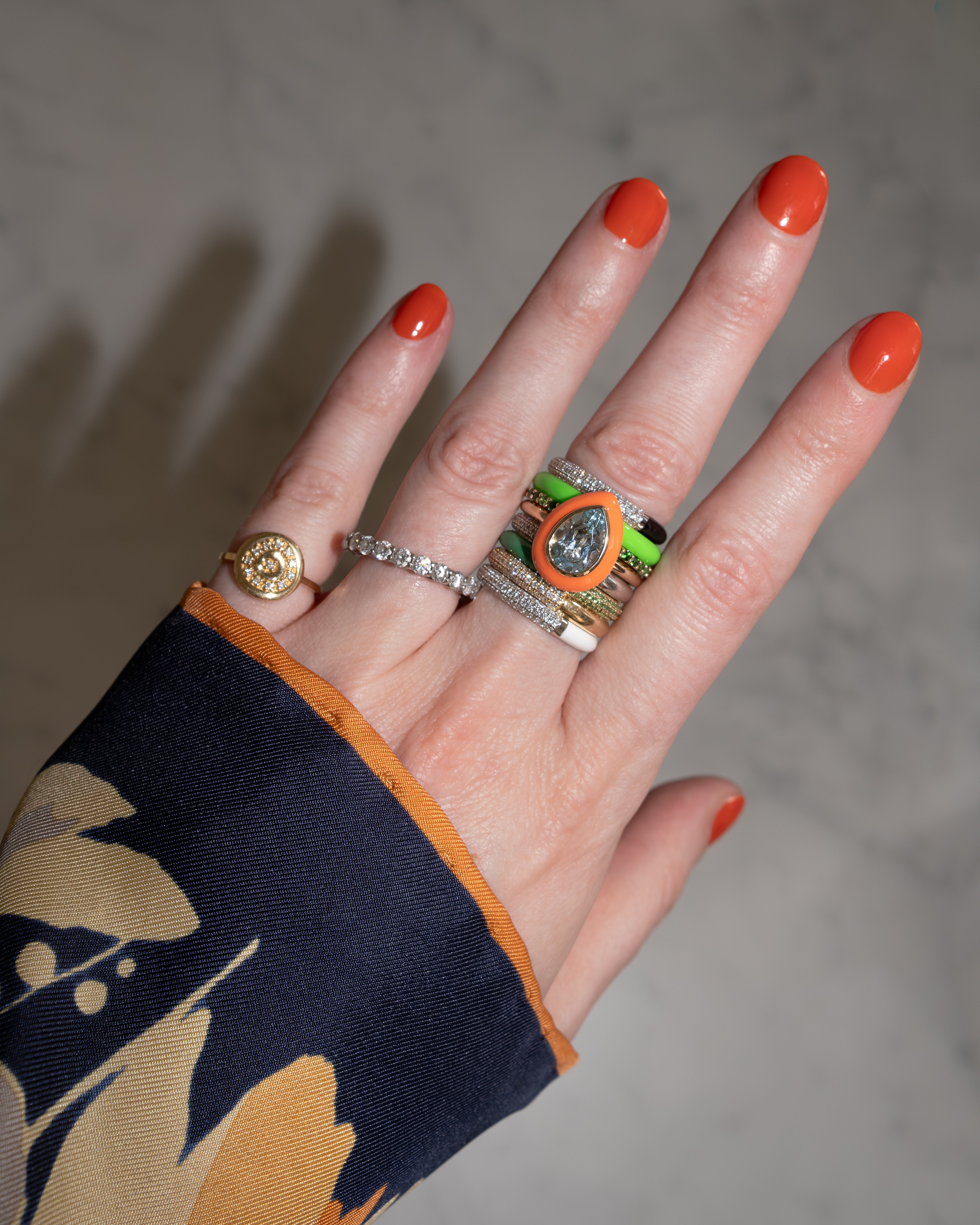 Veronica Pear Cocktail Ring