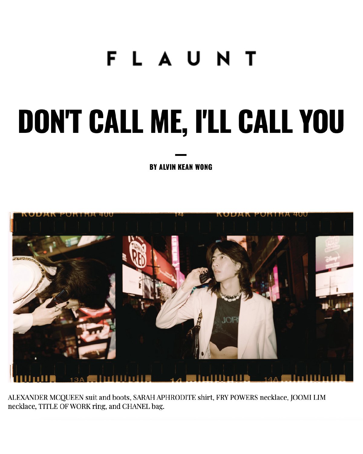 Flaunt Magazine - April 12, 2022