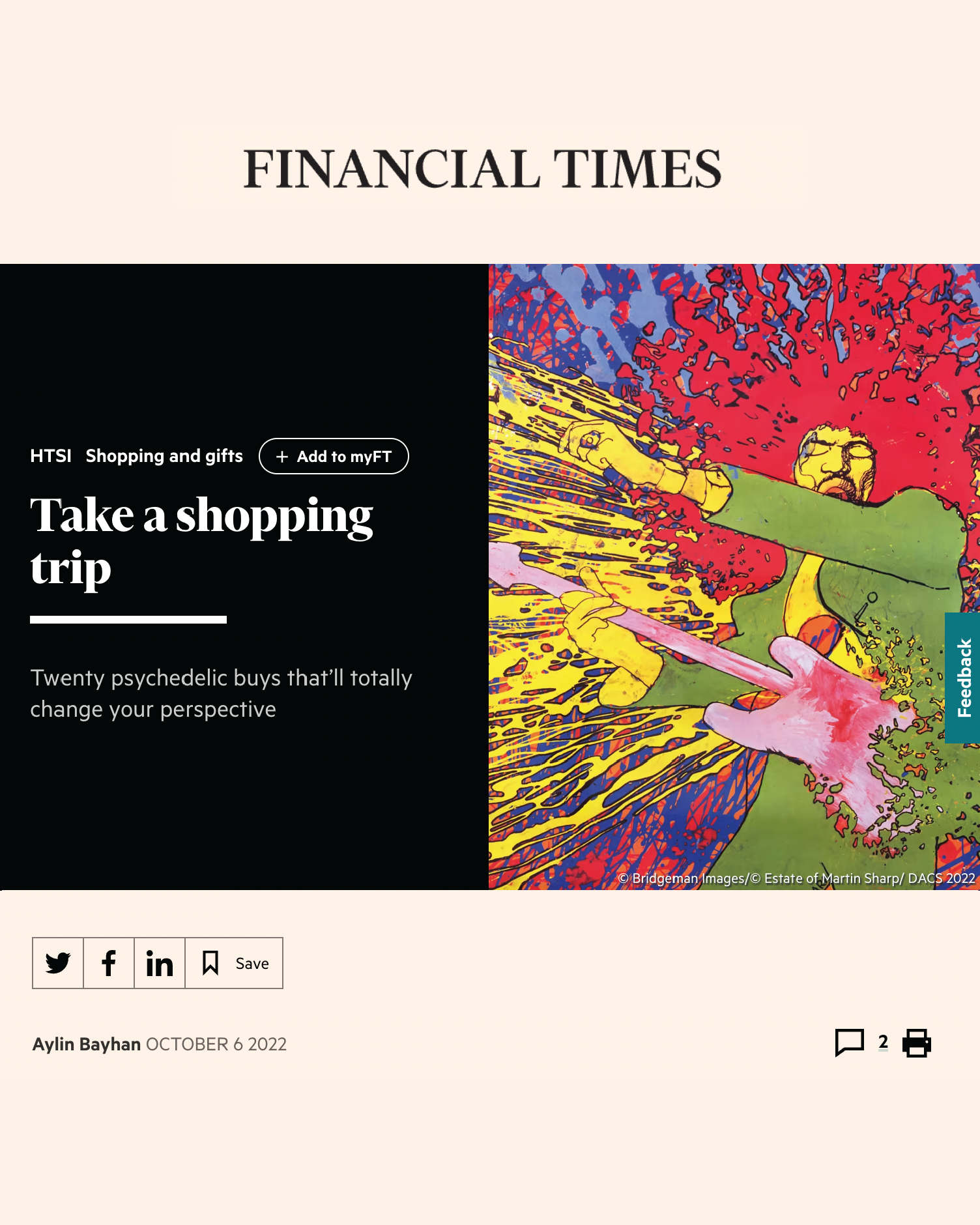 Financial Times HTSI - October 6, 2022