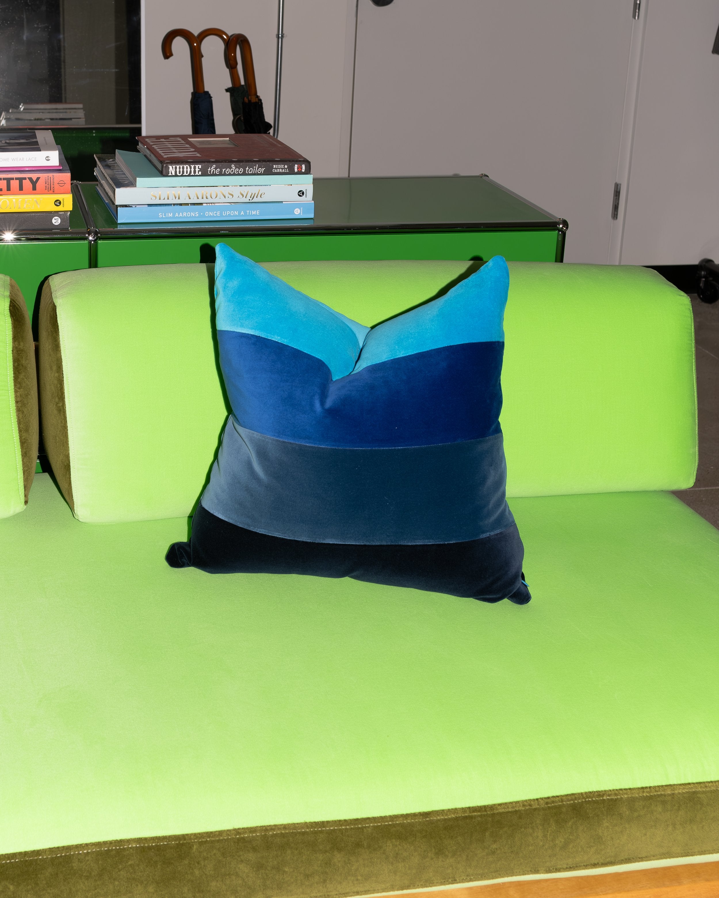 Velvet Ombre Throw Pillow