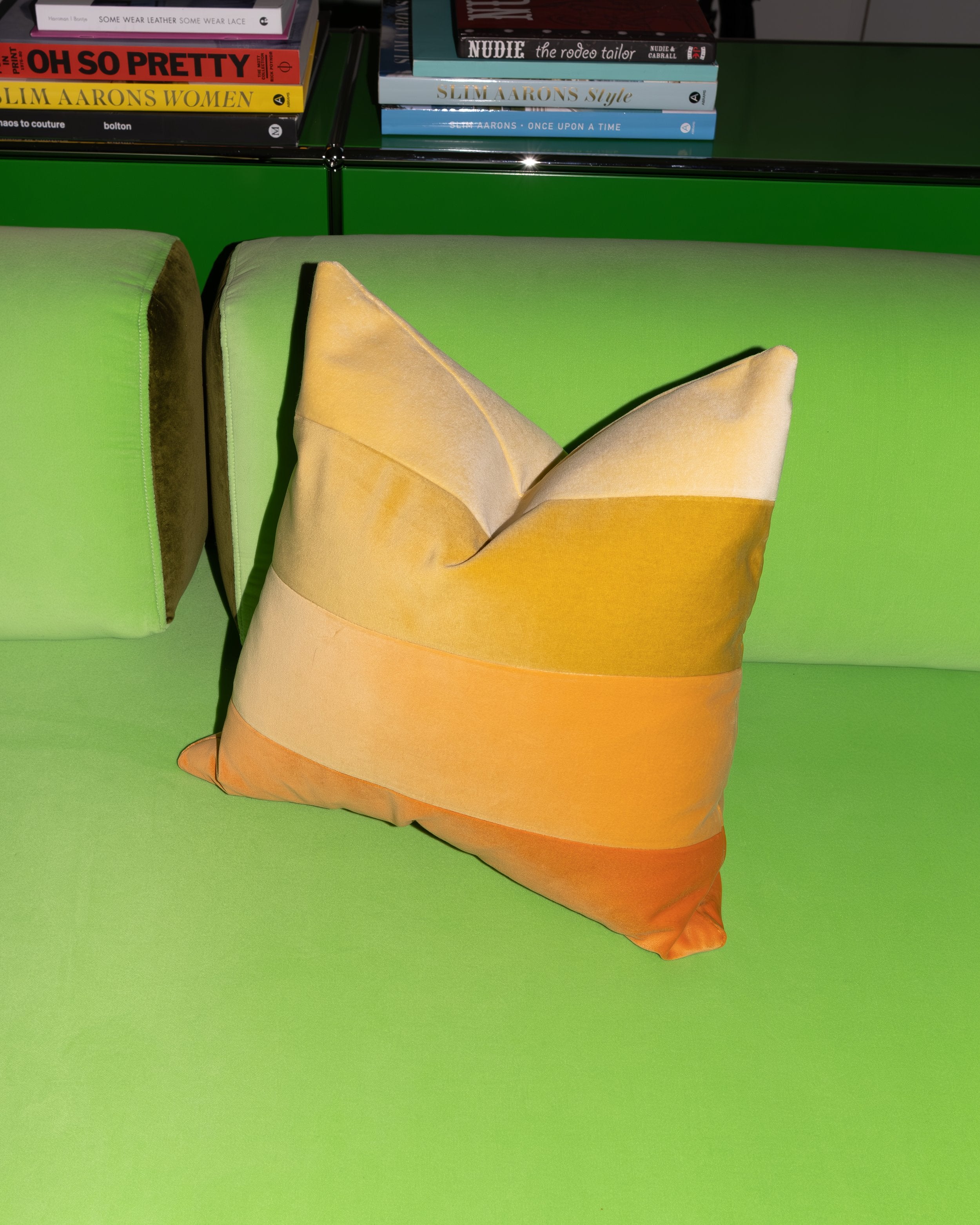 Velvet Ombre Throw Pillow