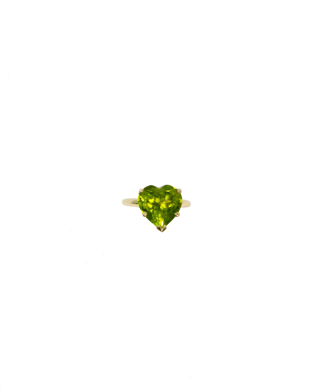 Heart Ring Peridot