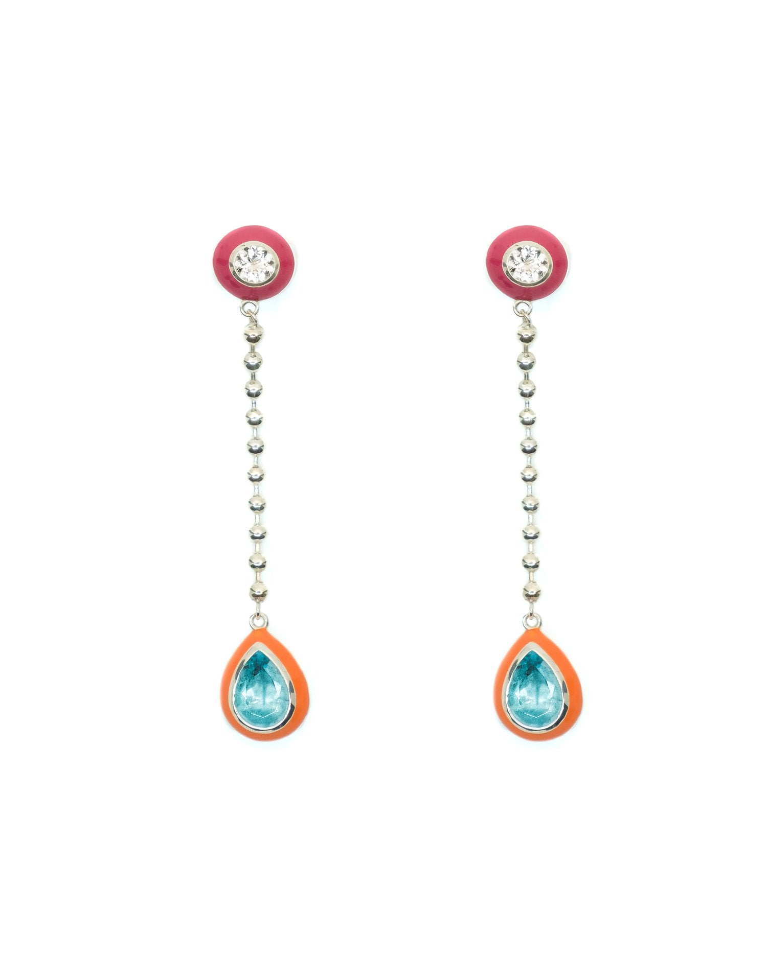 Austen Ball Chain Drop Earrings