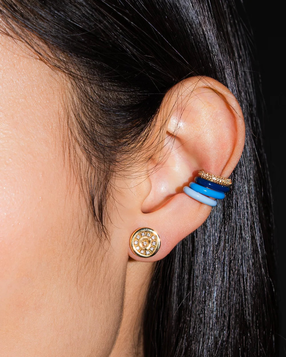 SUN POWERS® Diamond Stud Earrings