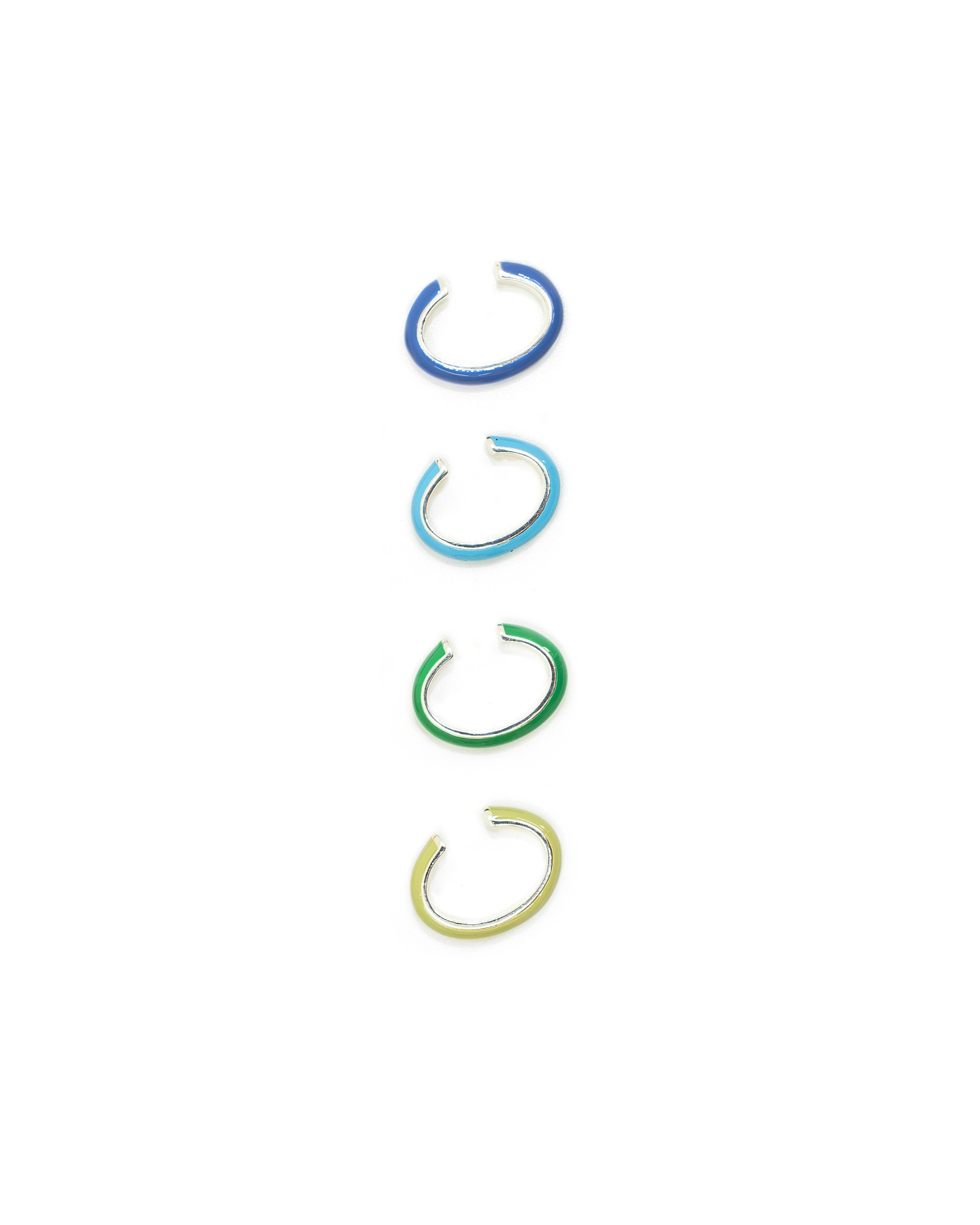 The Cool Set, Enamel Stacking Ear Cuffs