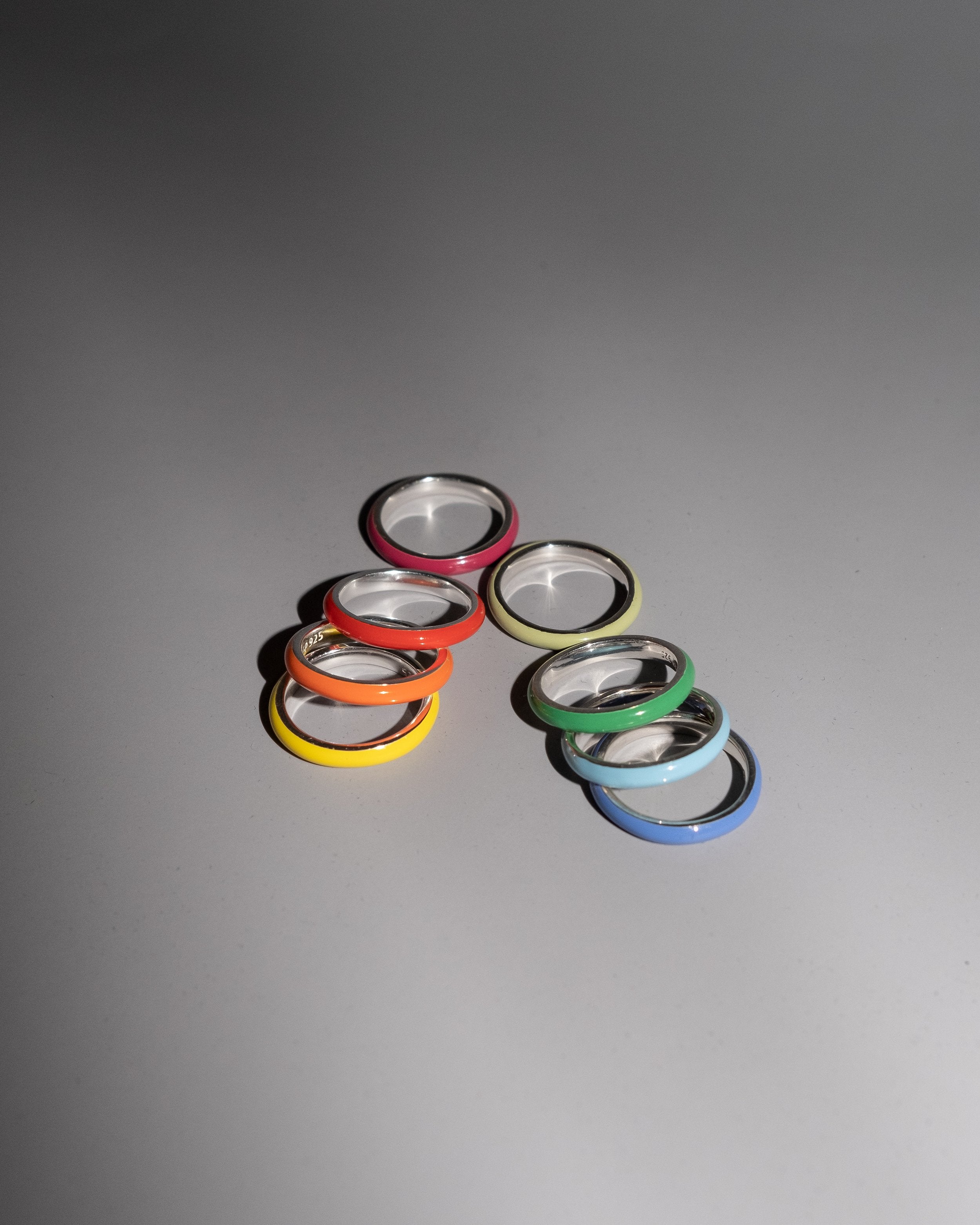 The Complete Set, Thin Enamel Stacking Rings