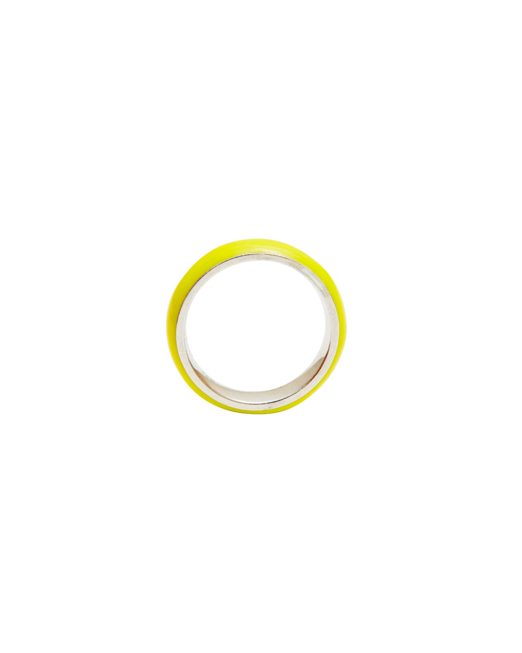 Wide Enamel Stacking Ring Acid