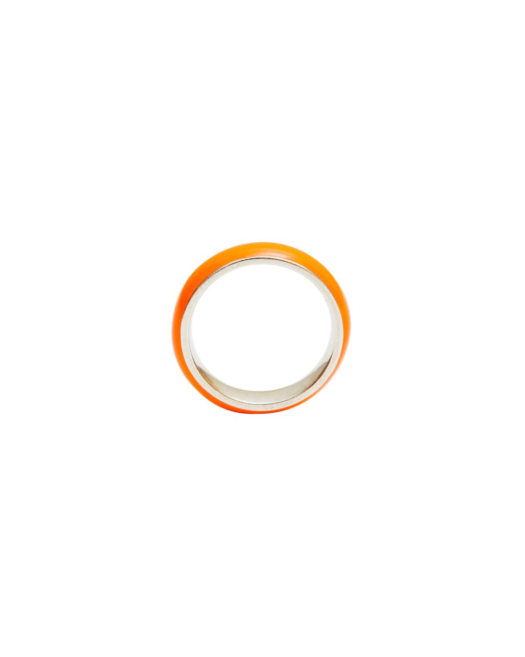 Wide Enamel Stacking Ring Neon
