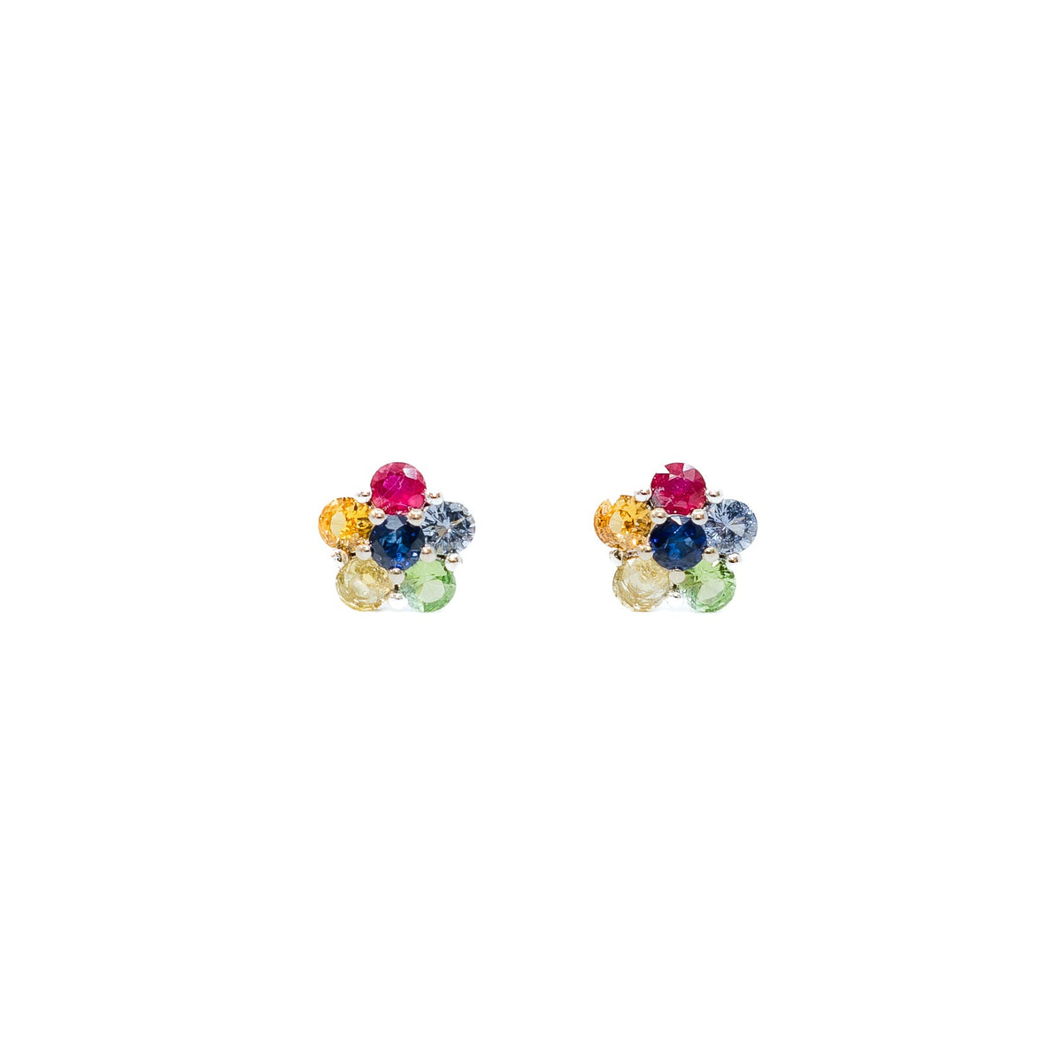 Flower Powers Mini Stud in Sapphire