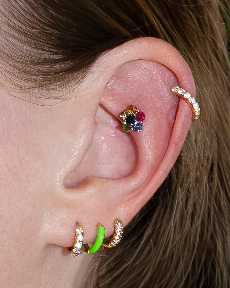 FLOWER POWERS Mini Stud Earring