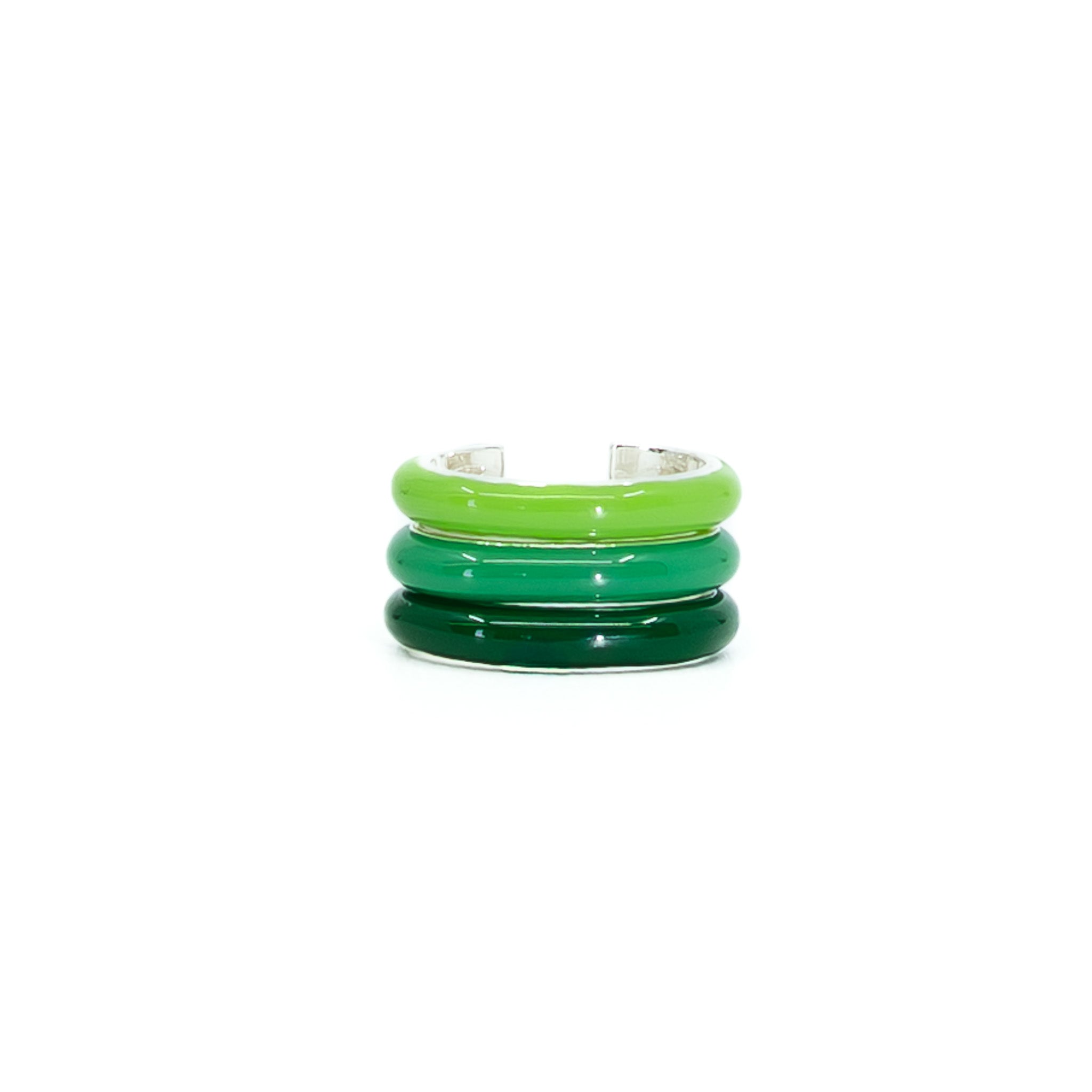 Ombre Enamel Ear Cuff Trios