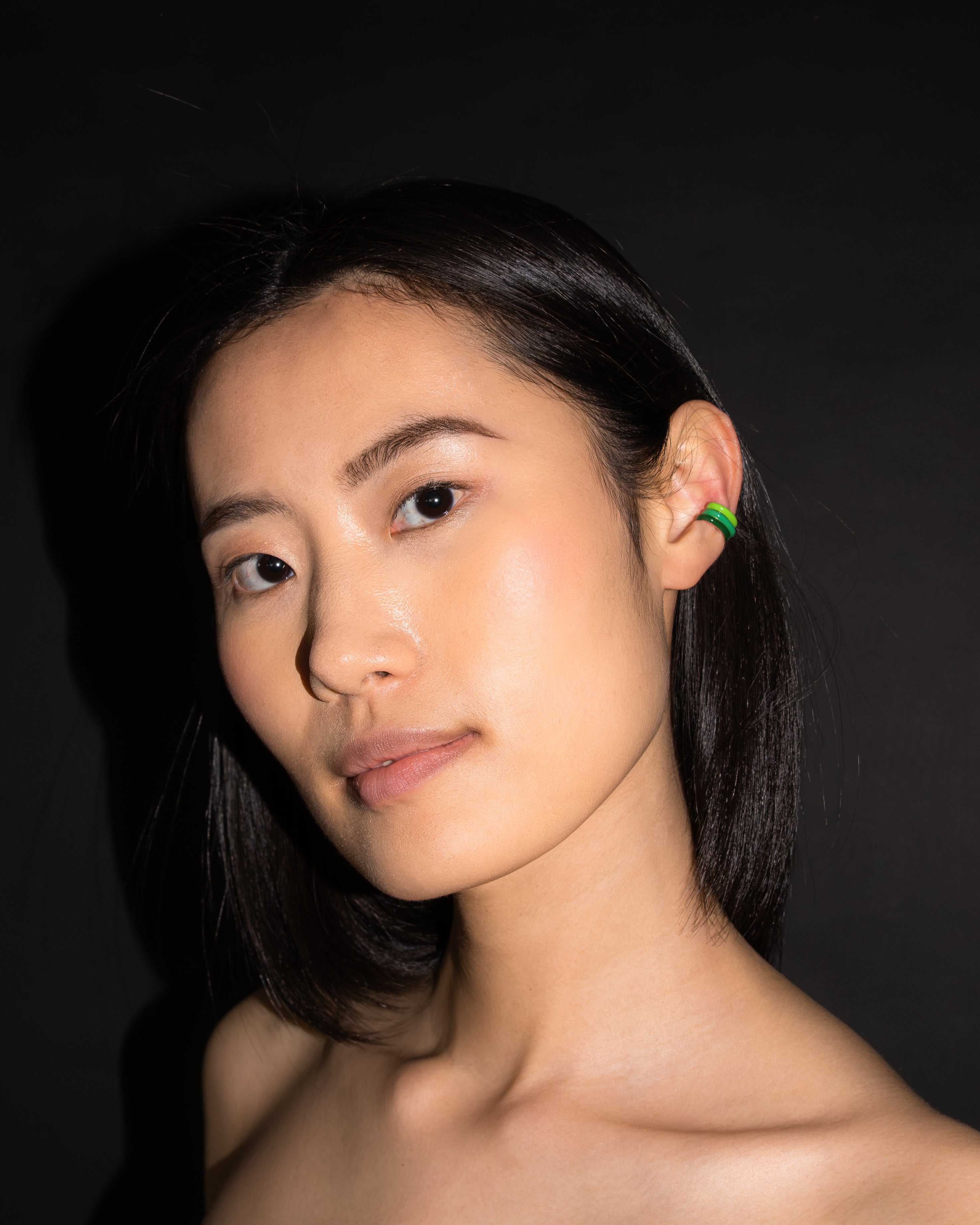Ombre Enamel Ear Cuff Trios
