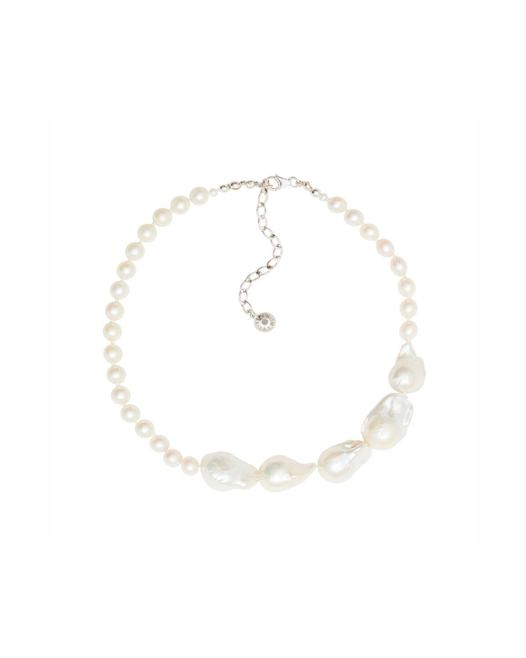 Mixed Baroque Pearl Collar Necklace