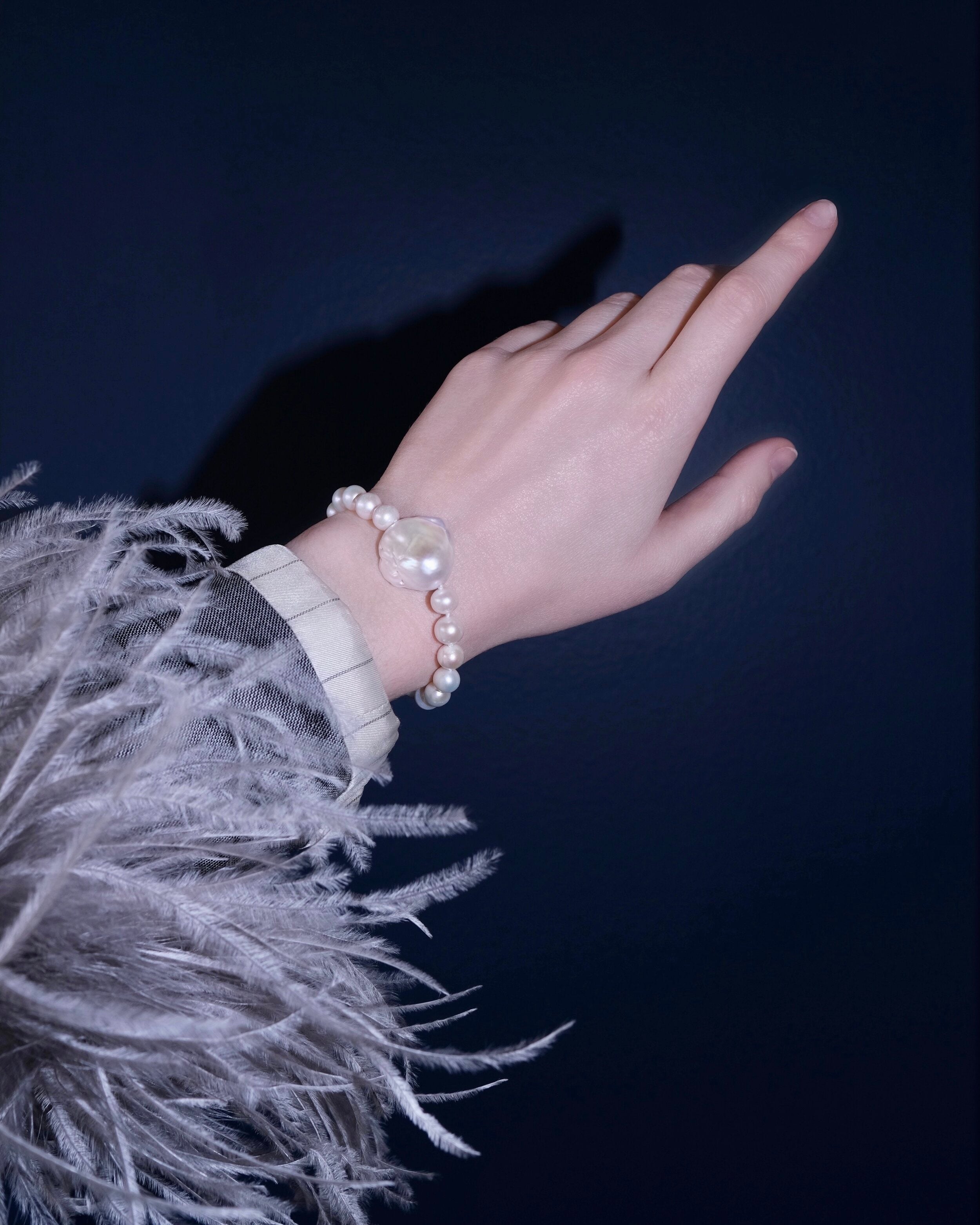 Mixed Baroque Pearl Bracelet