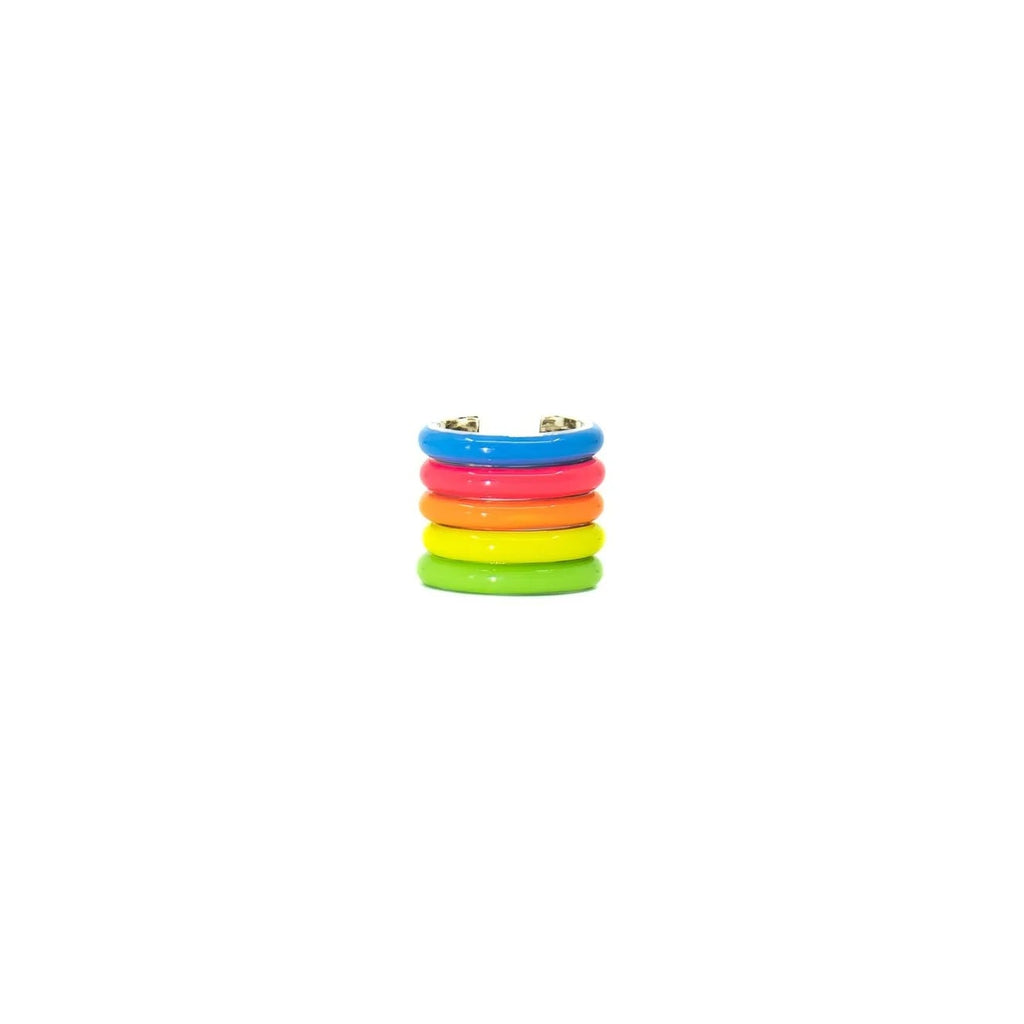 Neon Enamel Ear Cuff Complete Set