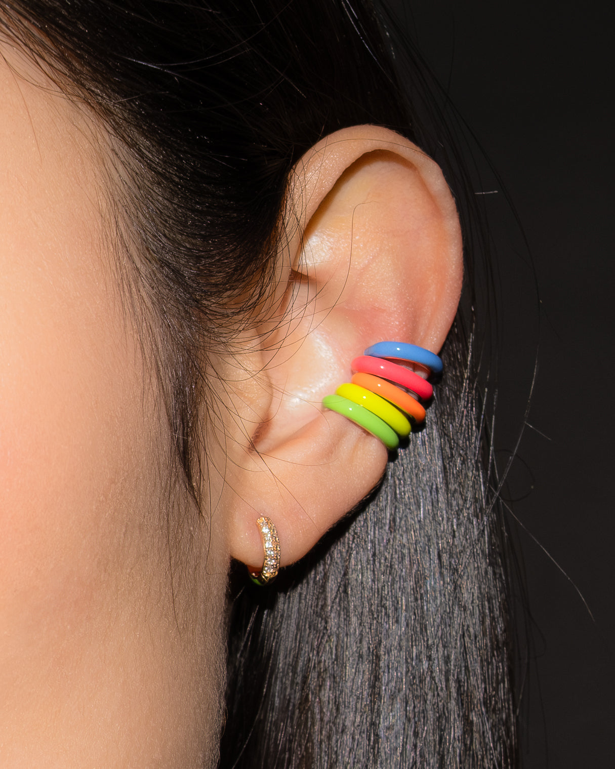 Neon Enamel Ear Cuff