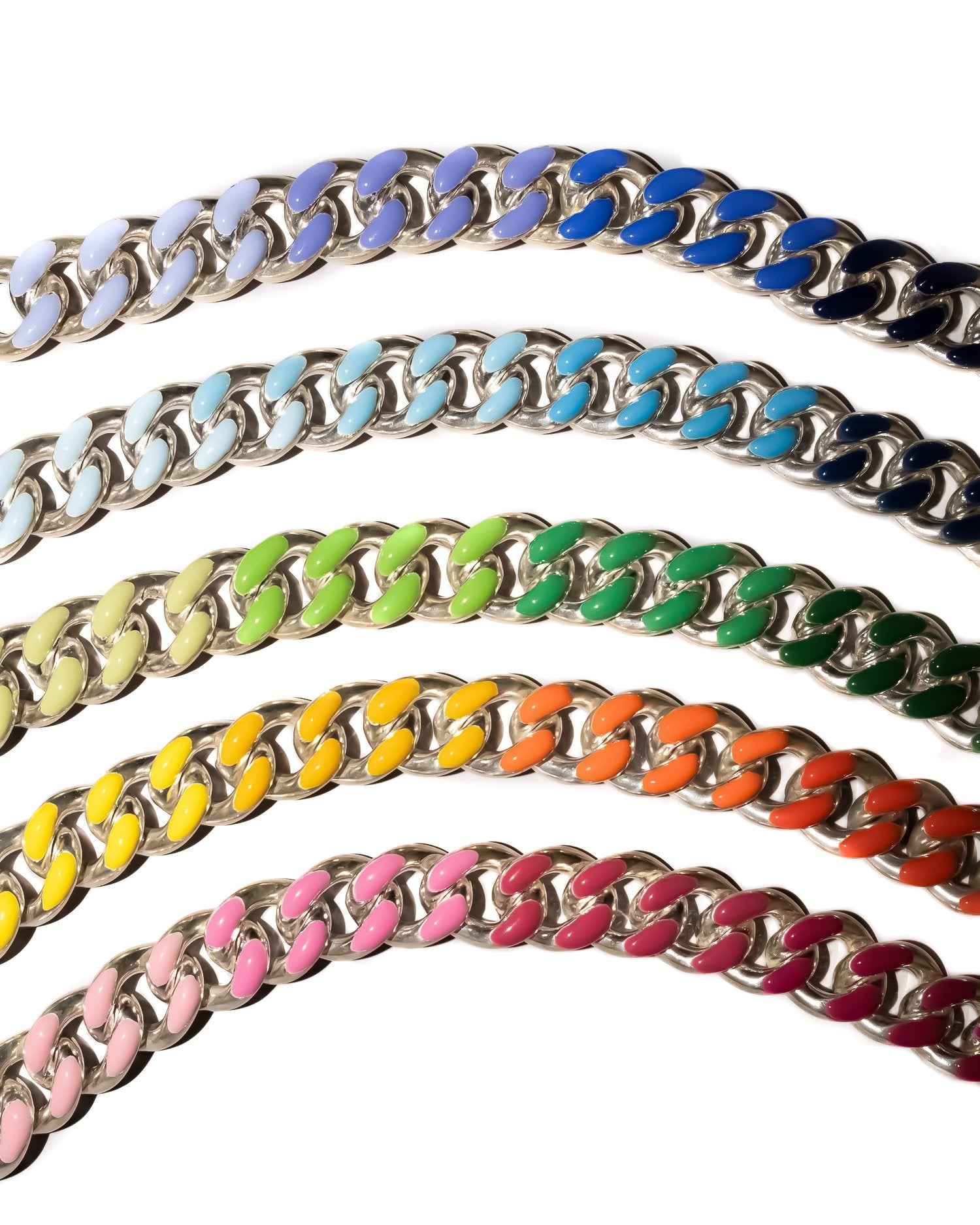 Ombre Chunky Chain Necklace