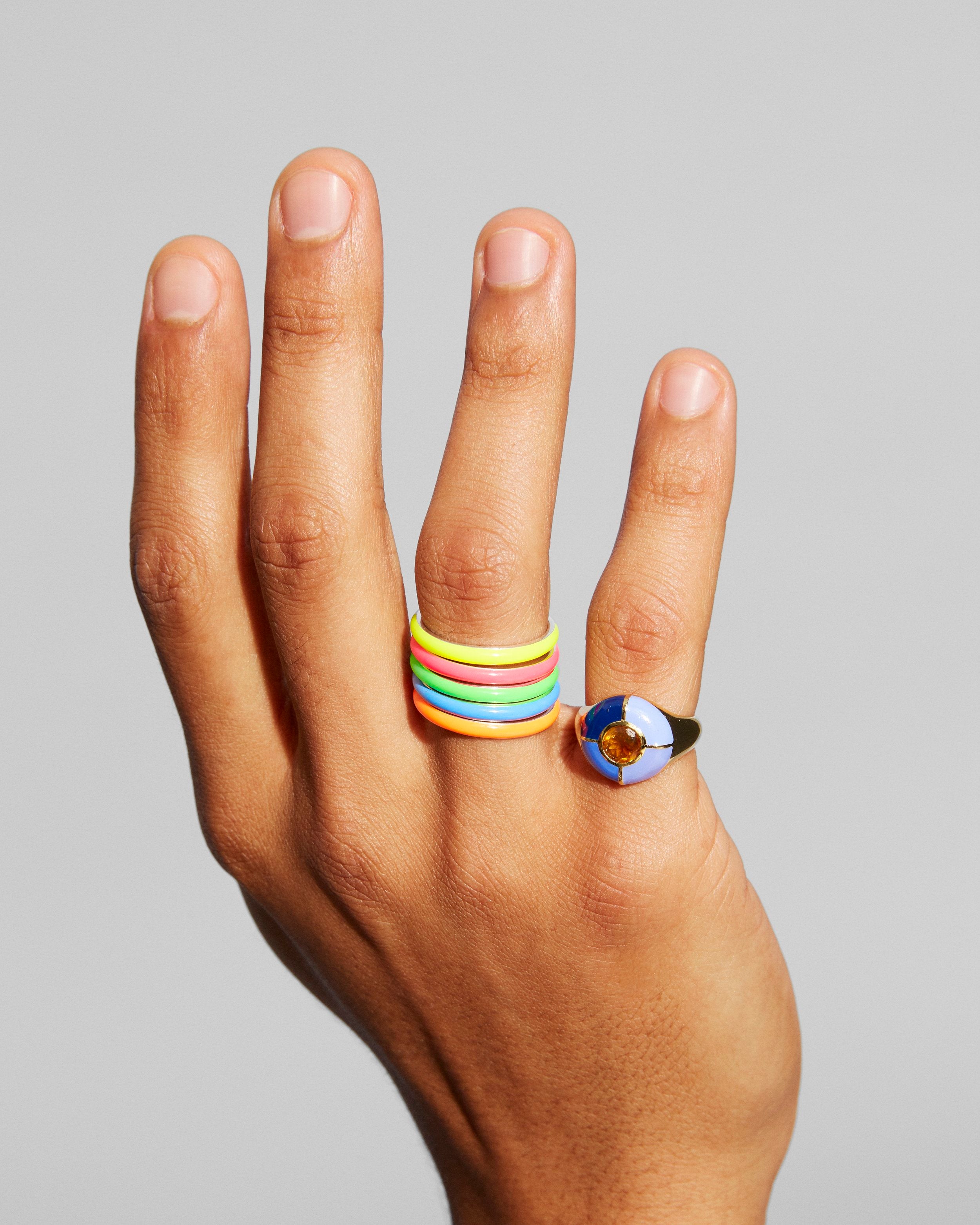 The Ombre Cocktail Ring