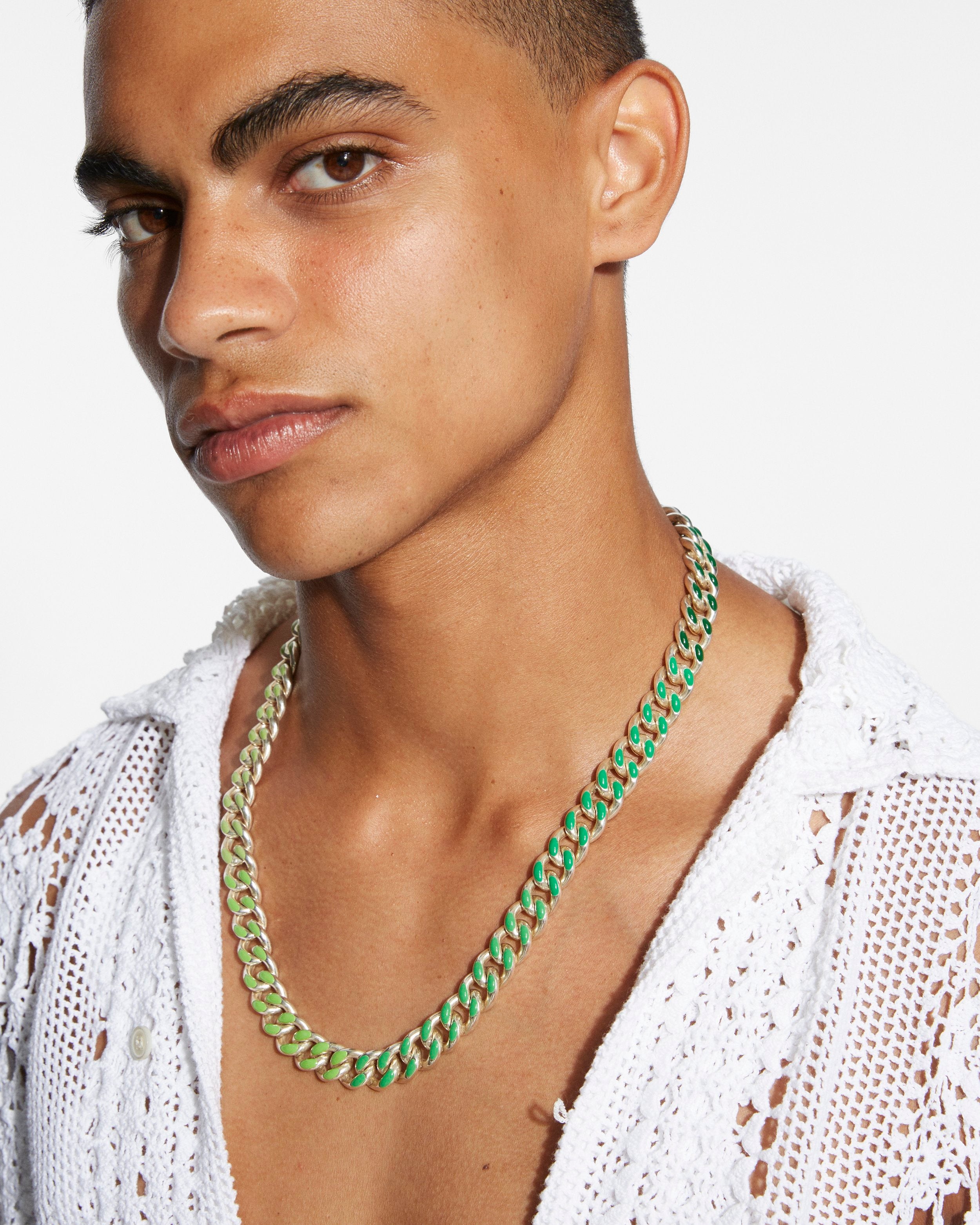Ombre Chunky Chain Necklace
