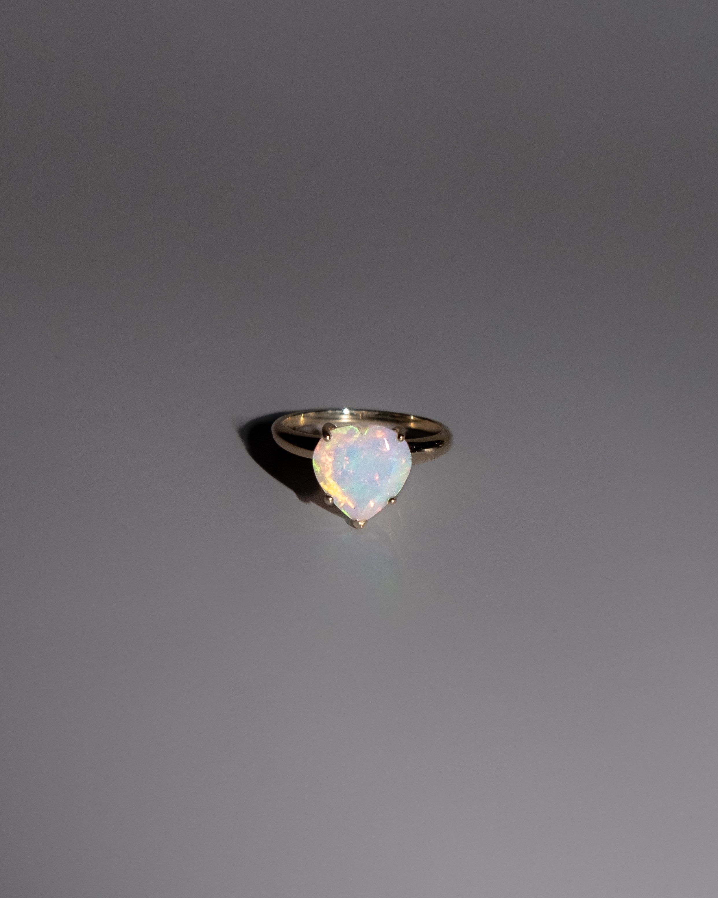 Heart Ring in Opal