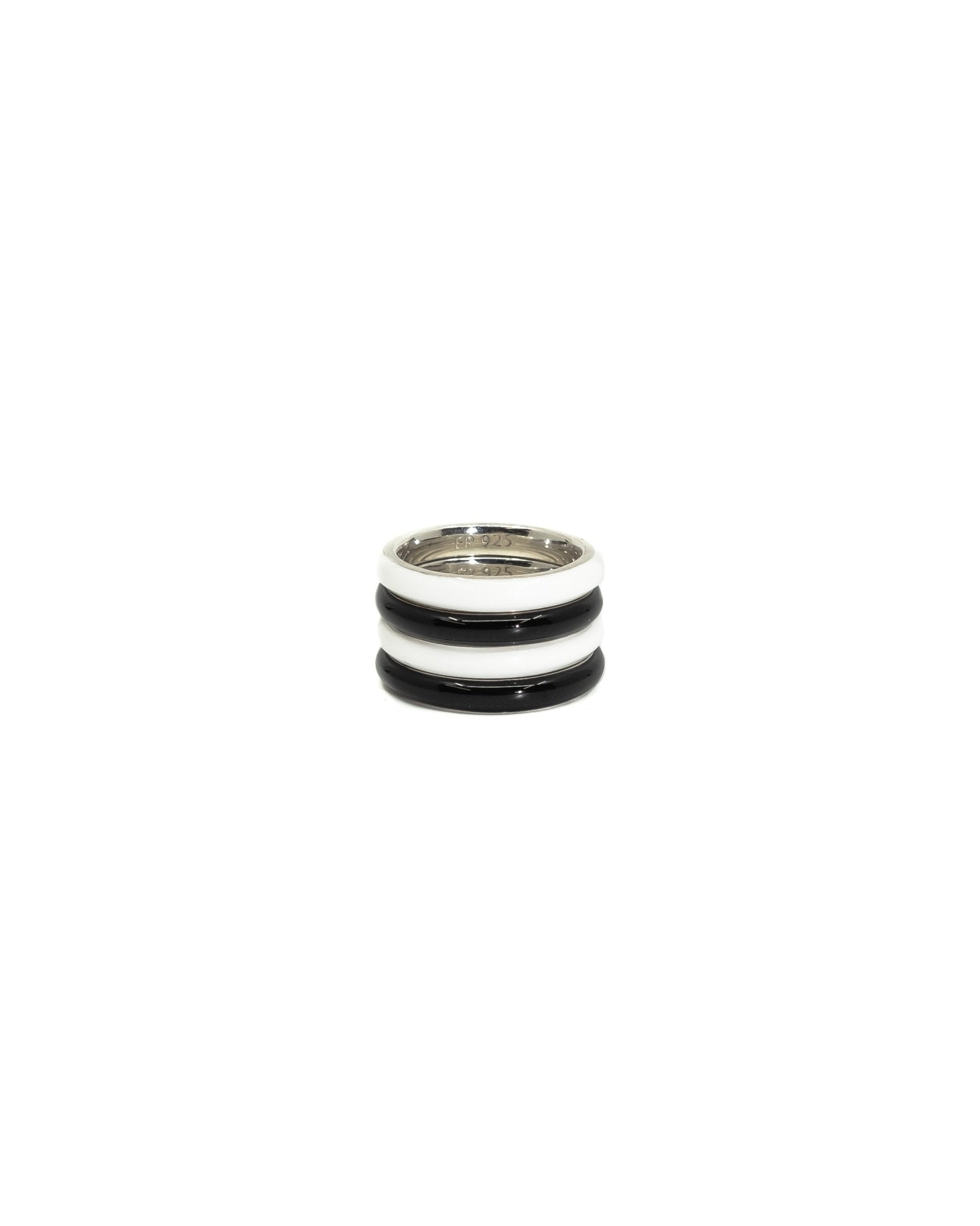 The Optic Set of Four Enamel Rings