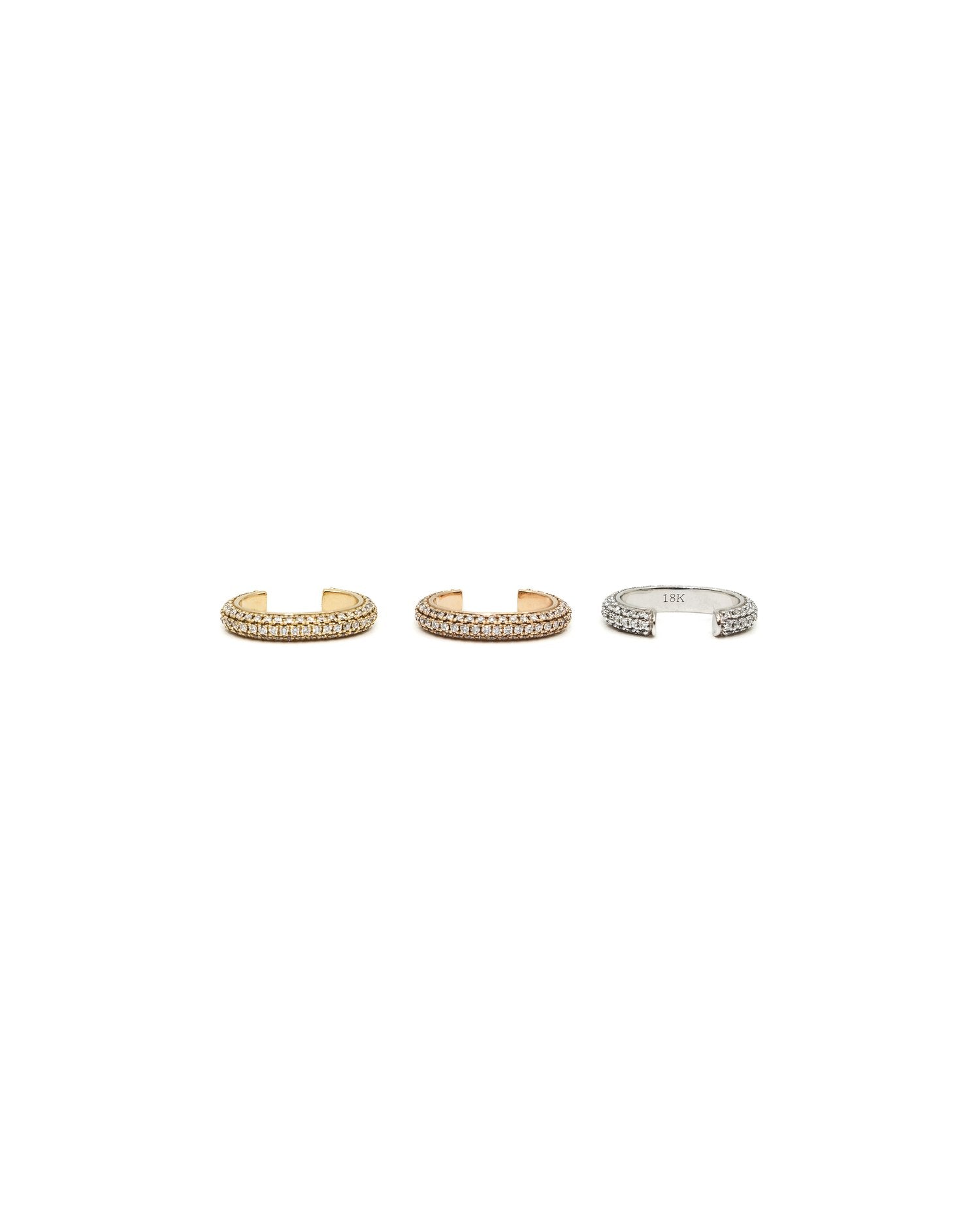POWERS PAVE™ Diamond Ear Cuff in 18K Gold