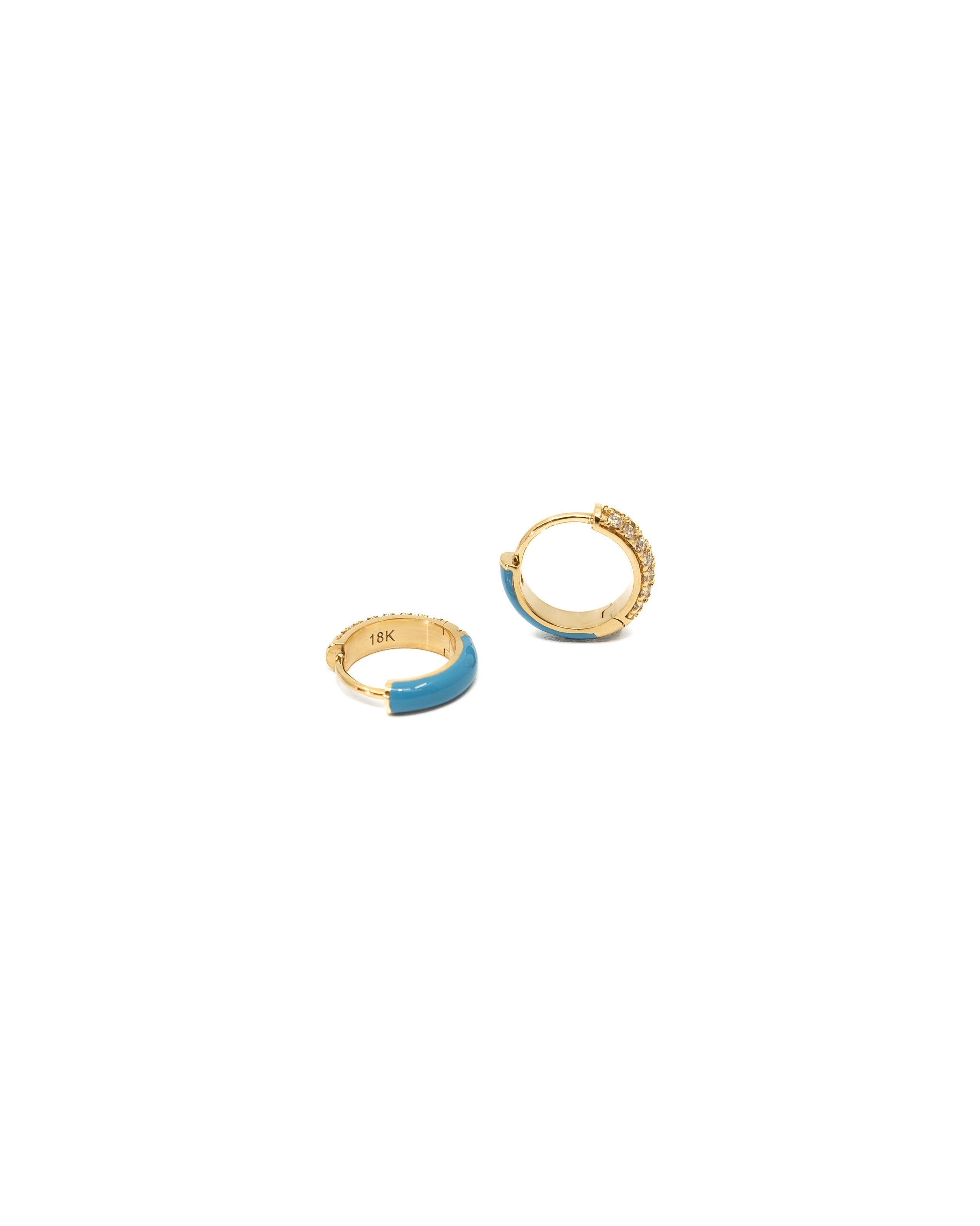POWERS PAVE™ Diamond Sparkle Huggies in 18K Gold