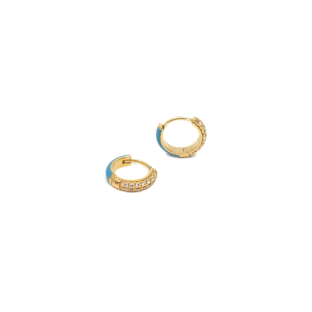 PAVE® Diamond Sparkle Huggies 18K