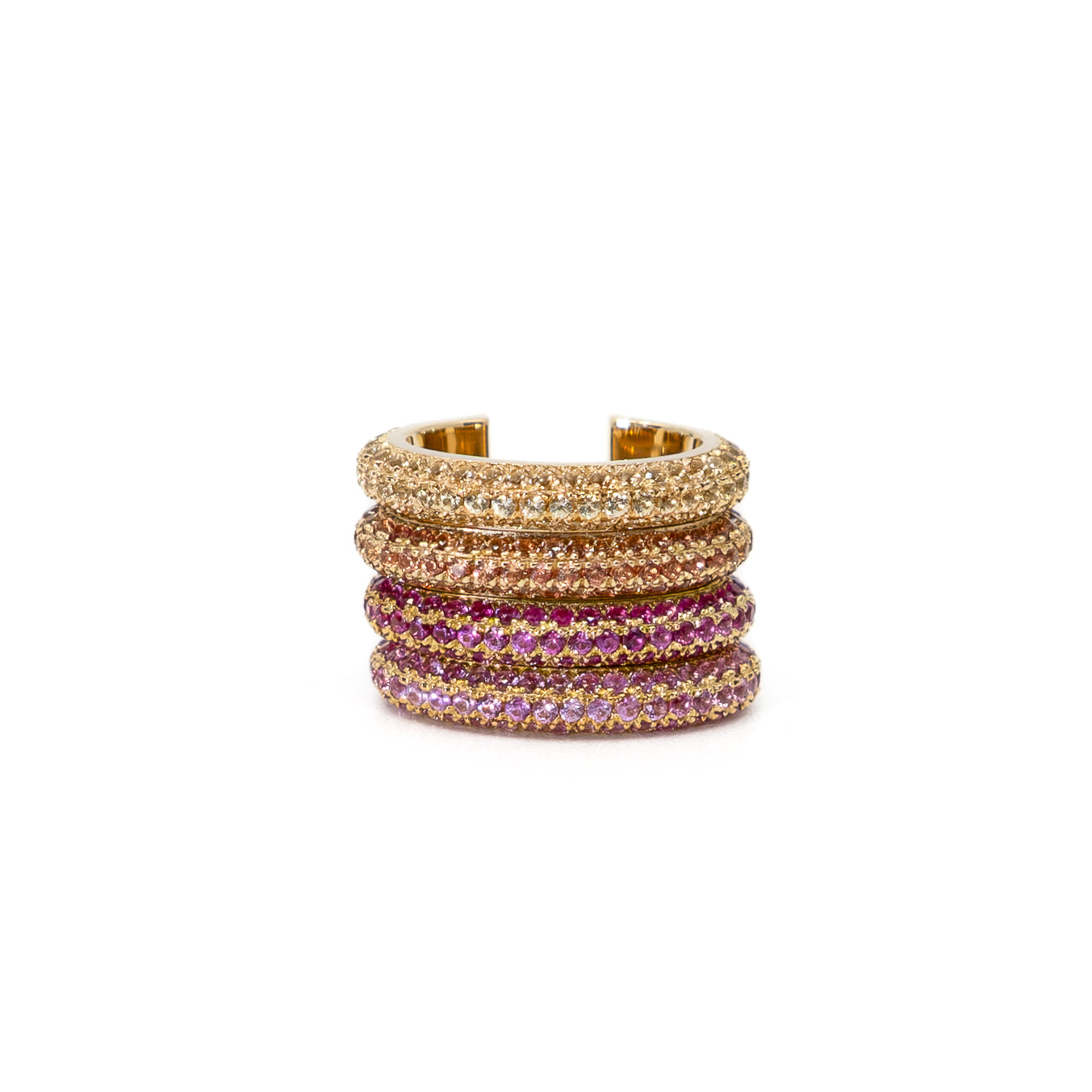 Sparkle Ear Cuffs in 14K Gold