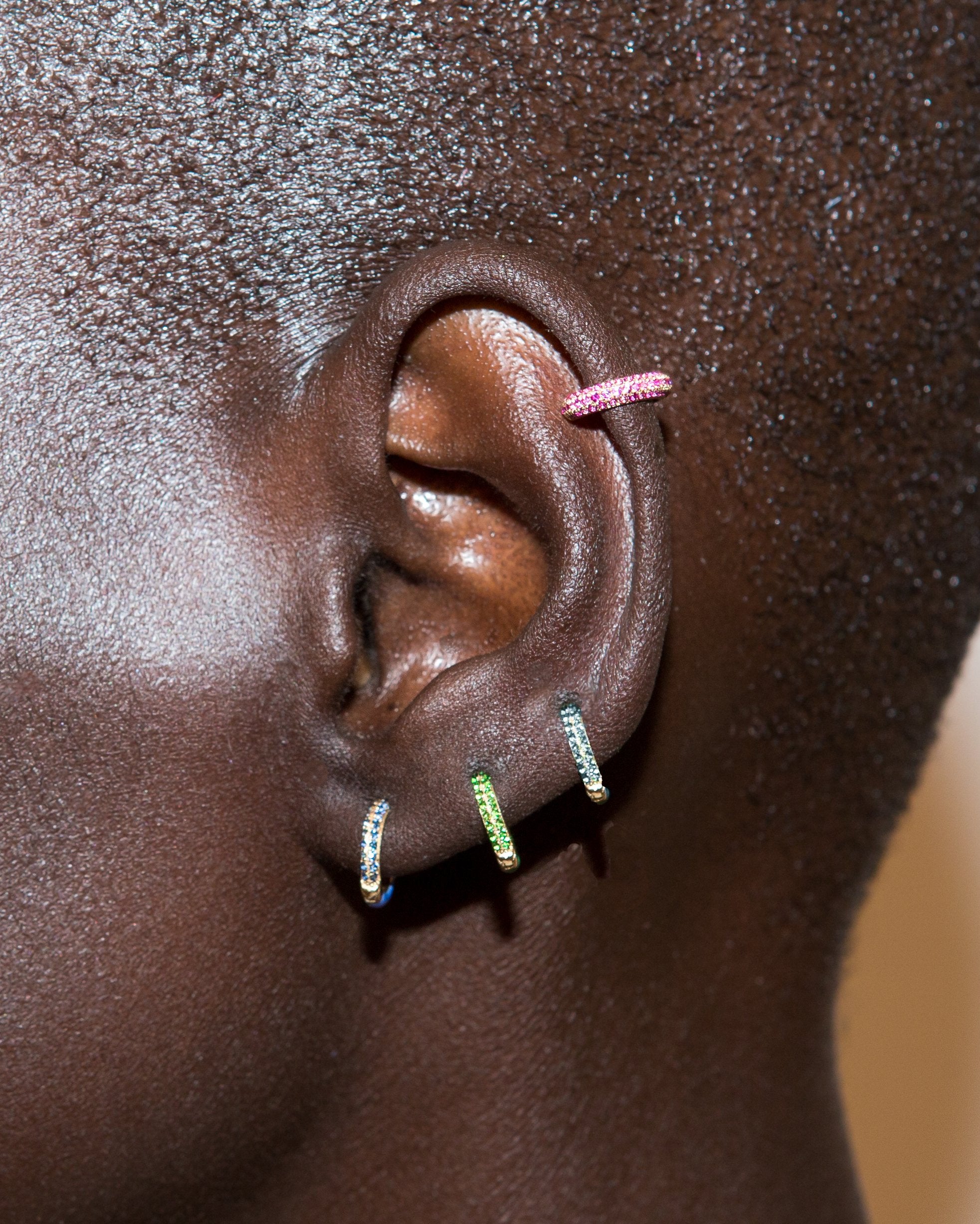 Sparkle Ear Cuffs in 14K Gold