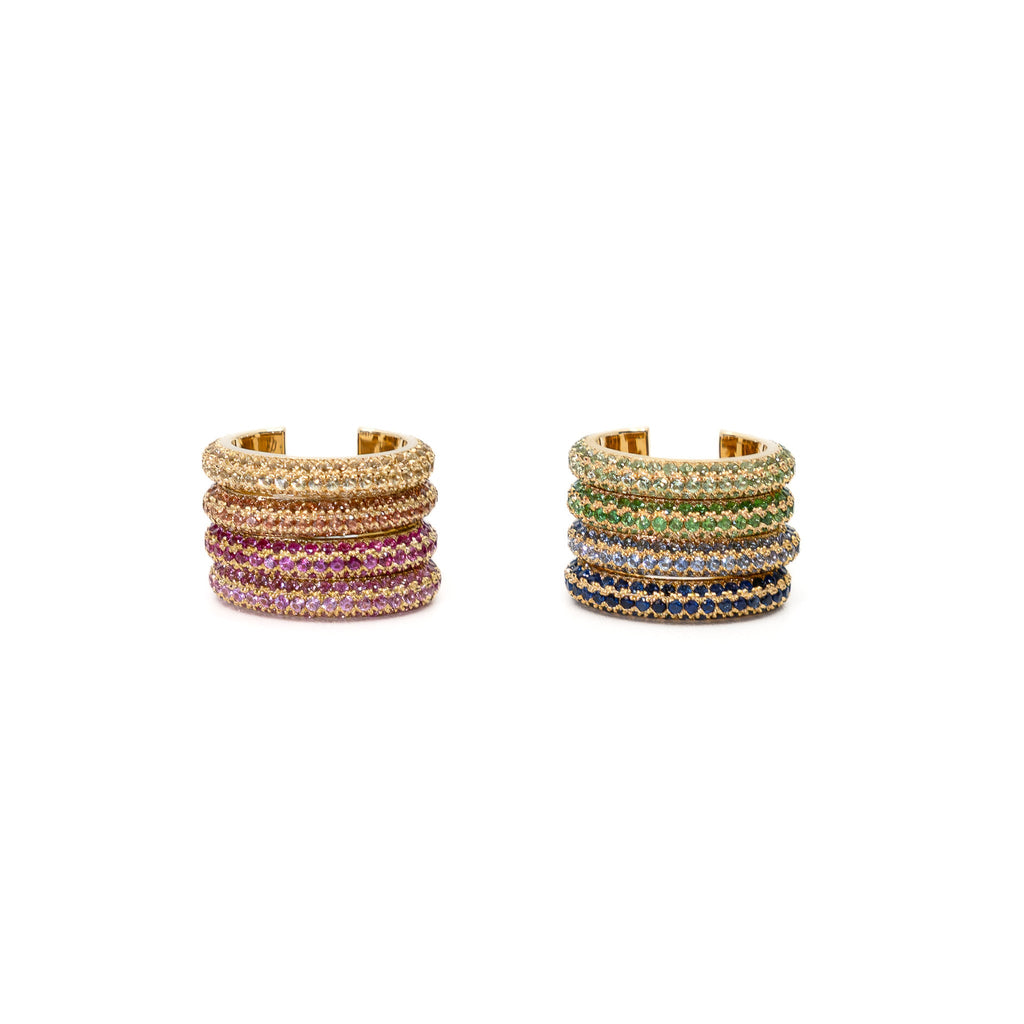 Sparkle Ear Cuffs 14K
