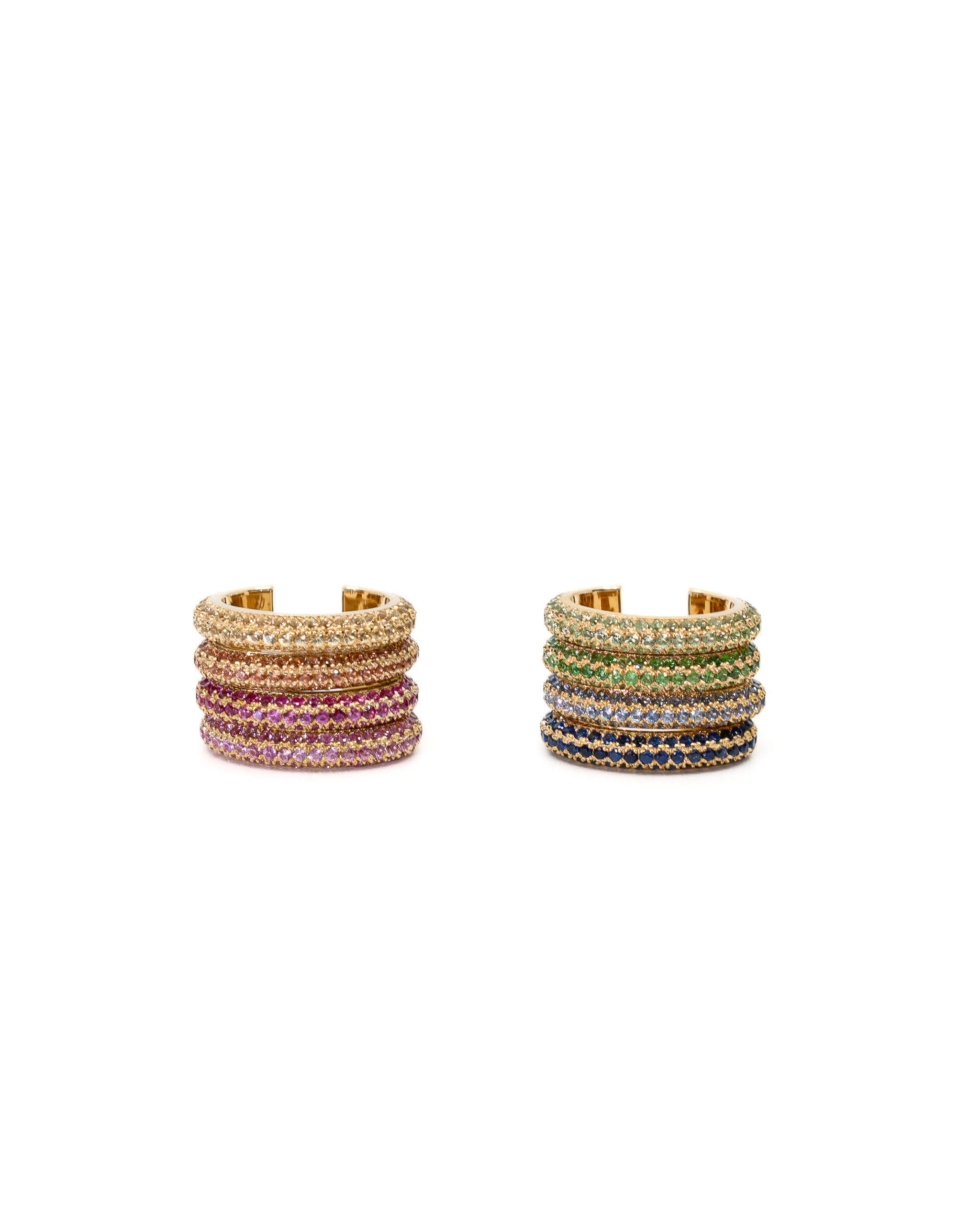 Sparkle Ear Cuffs in 14K Gold