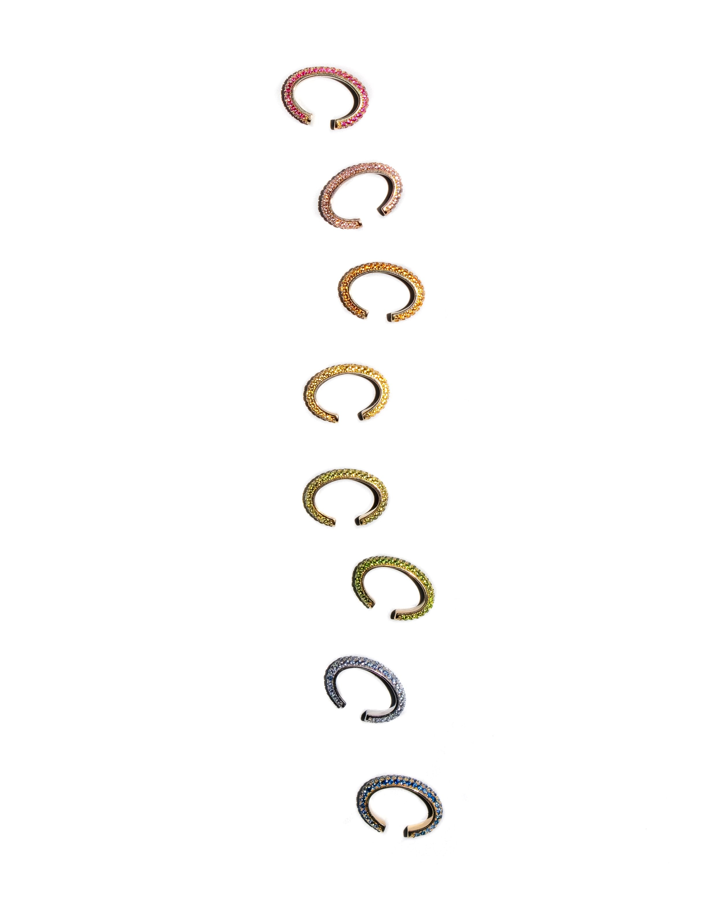 Sparkle Ear Cuffs in 14K Gold