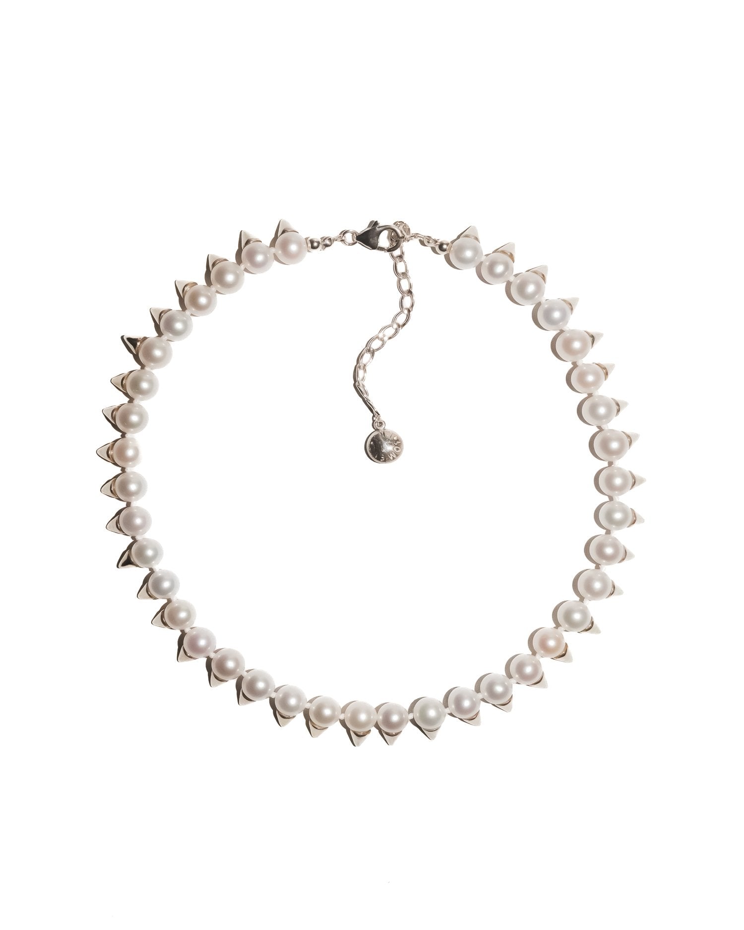 Studded Pearl Necklace