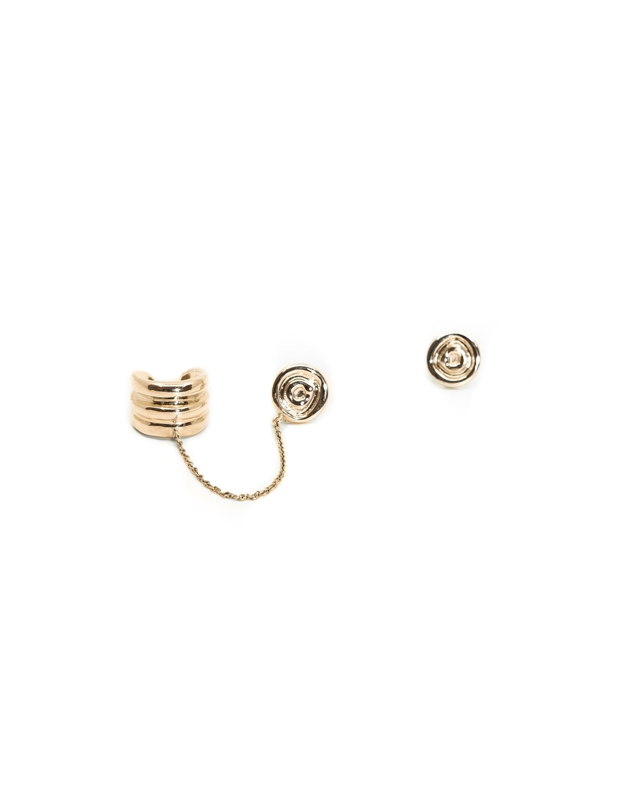 SUN POWERS® Ear Chain Stud Earrings