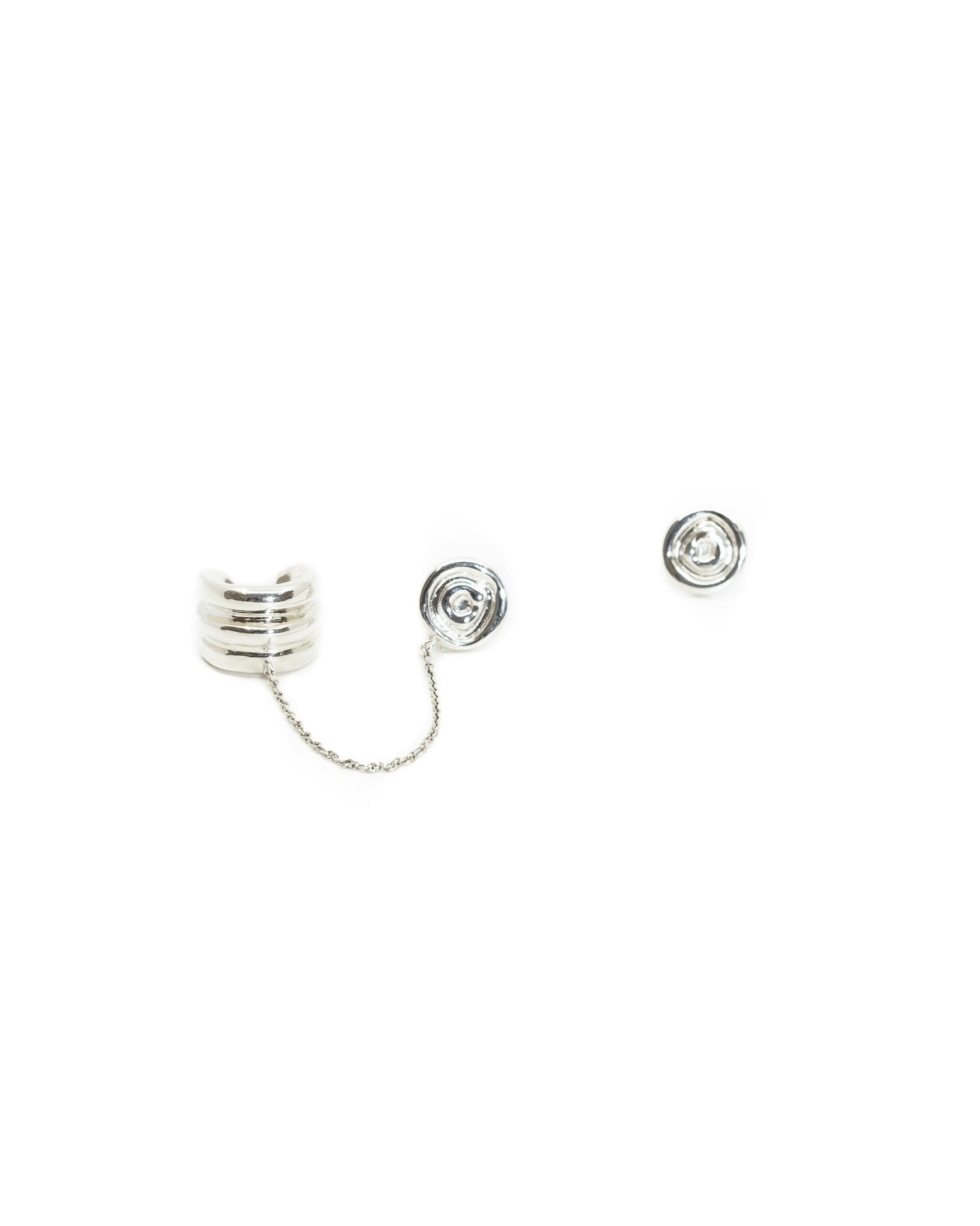 SUN POWERS® Ear Chain Stud Earrings