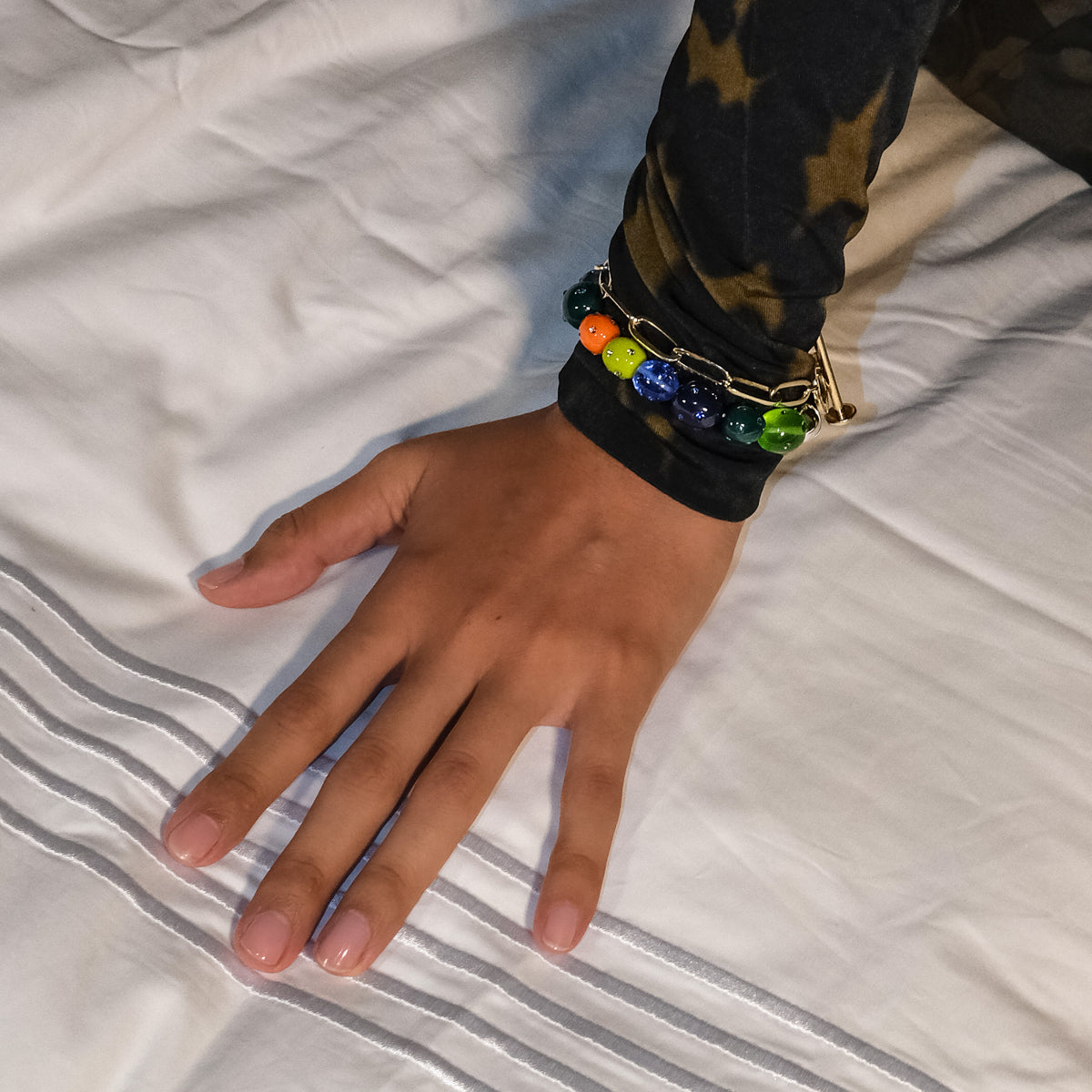 SUN POWERS®  Resin Beaded Bracelet