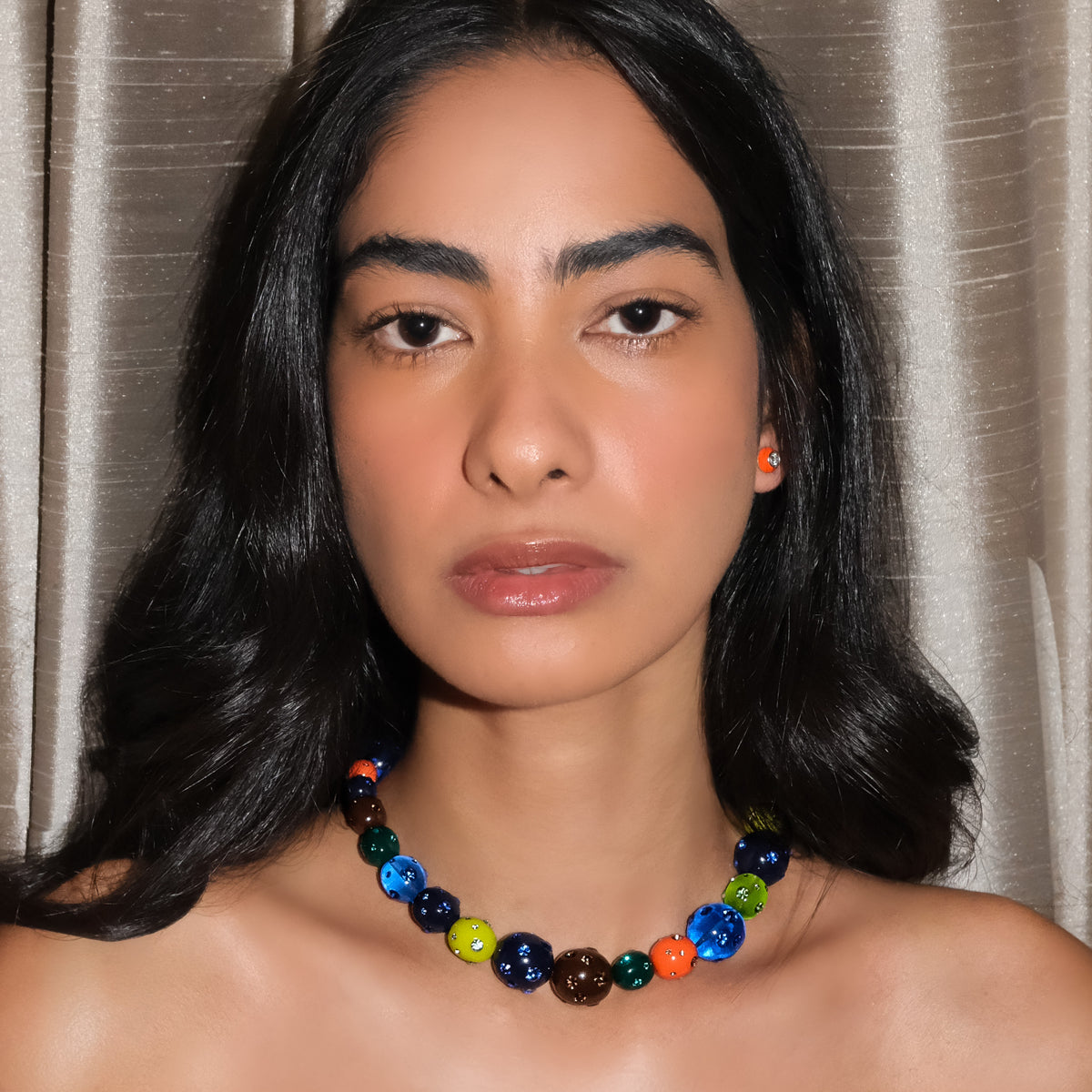 SUN POWERS® Resin Beaded Necklace