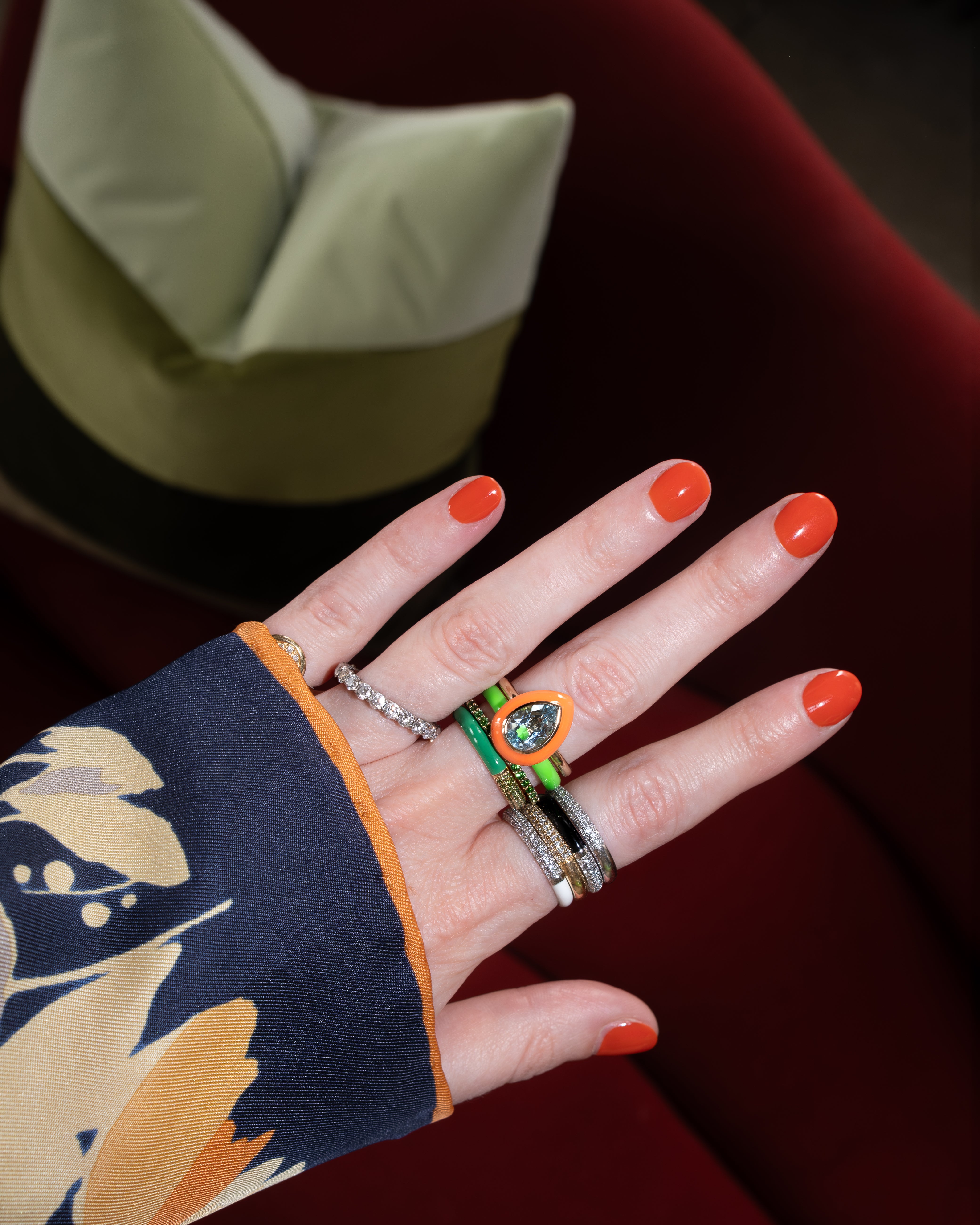 Veronica Pear Cocktail Ring