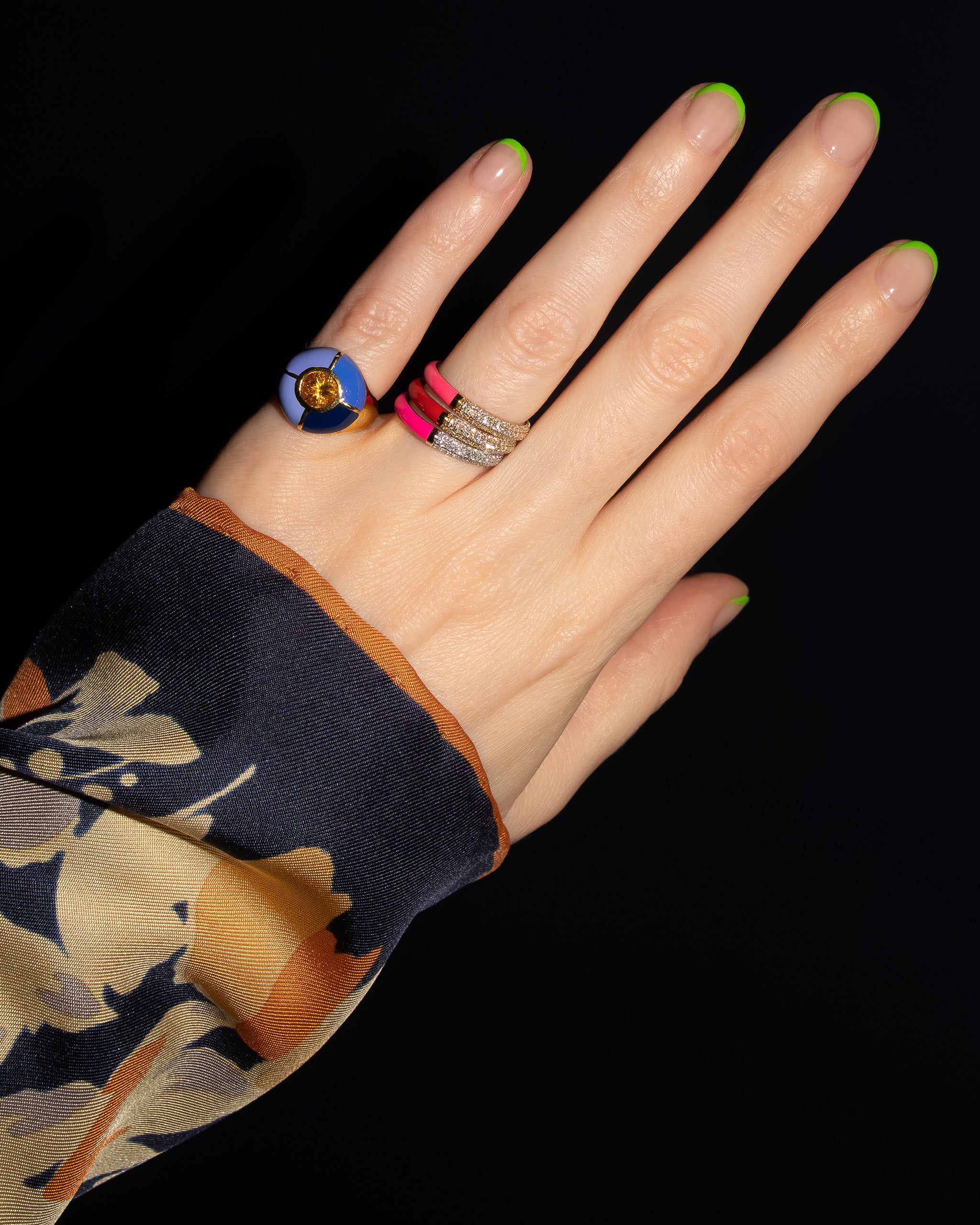 The Ombre Cocktail Ring