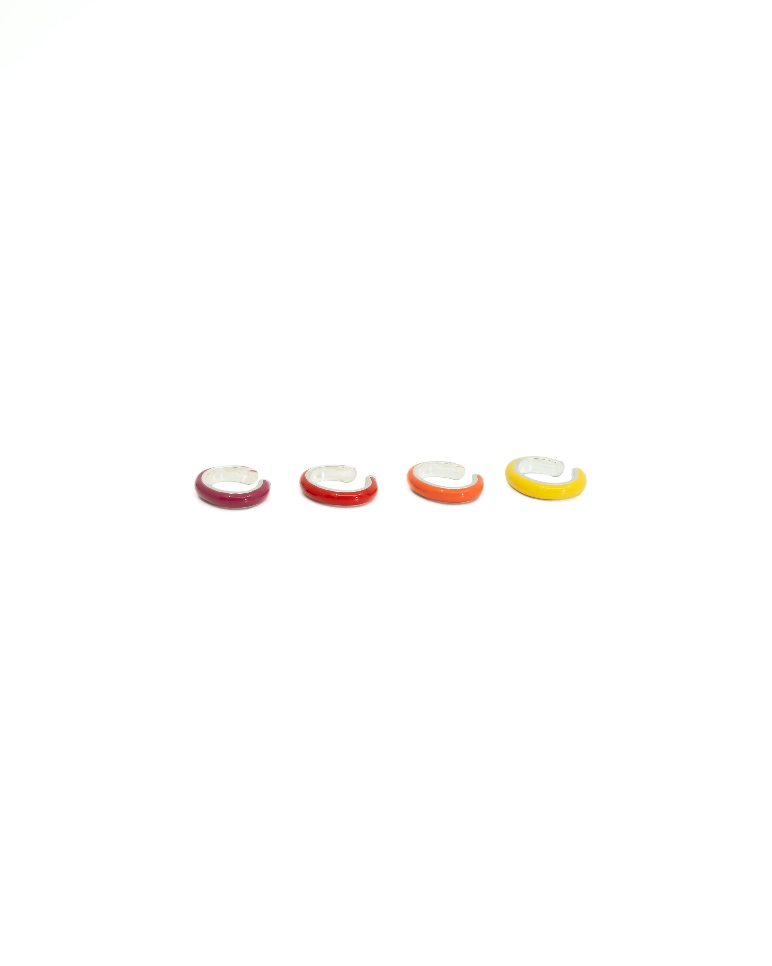 The Warm Set, Enamel Stacking Ear Cuffs