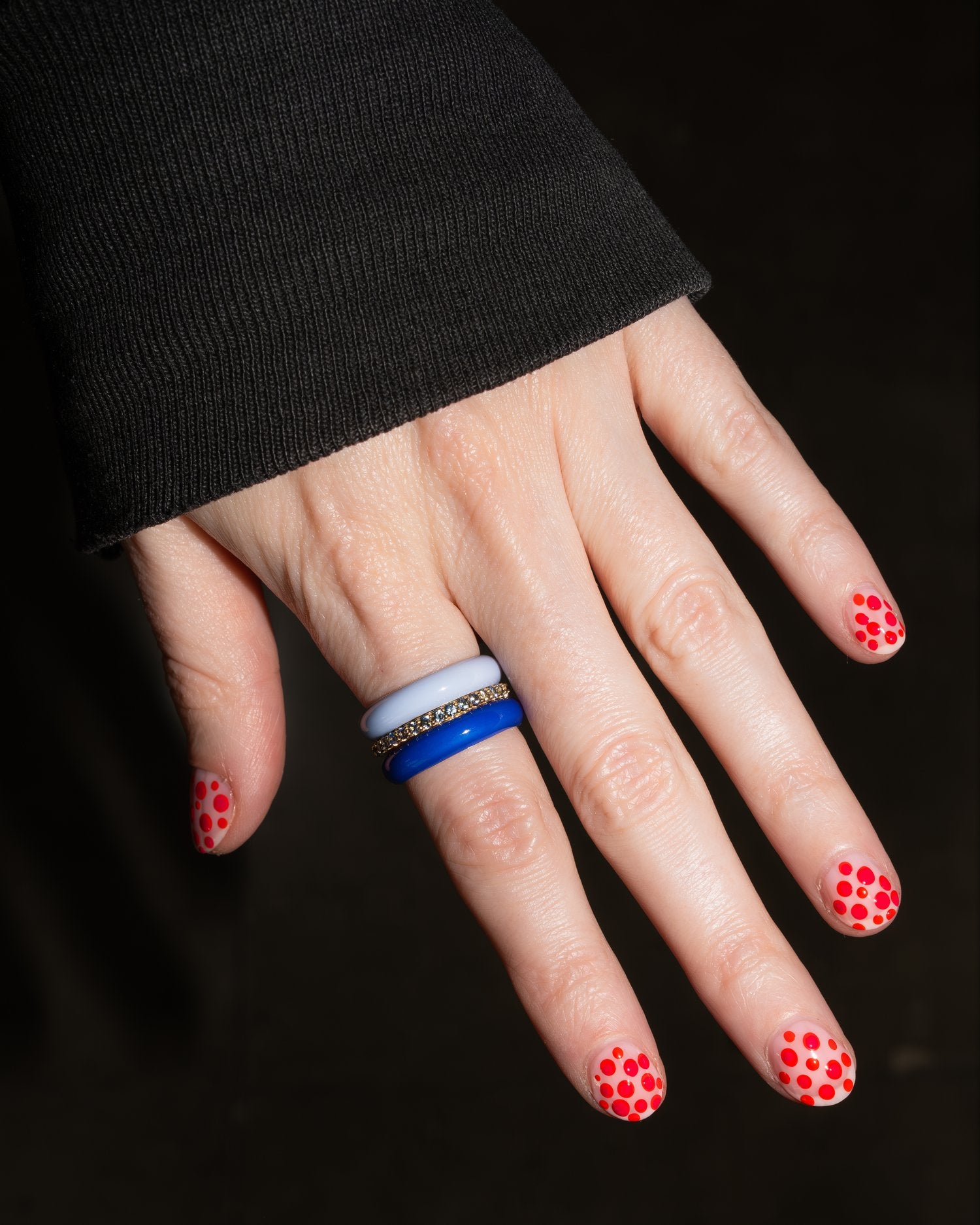 Wide Enamel Stacking Ring