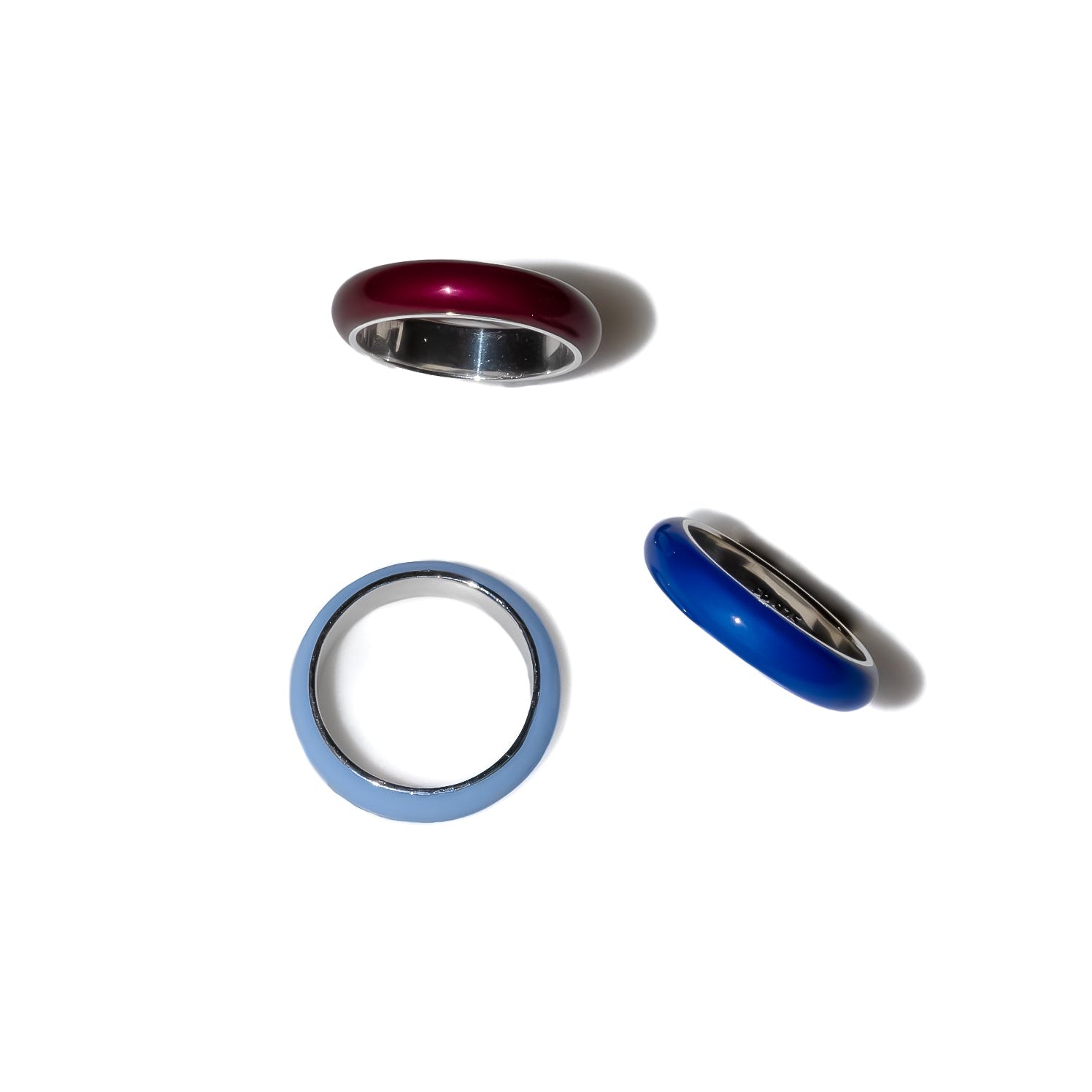 Wide Enamel Stacking Ring