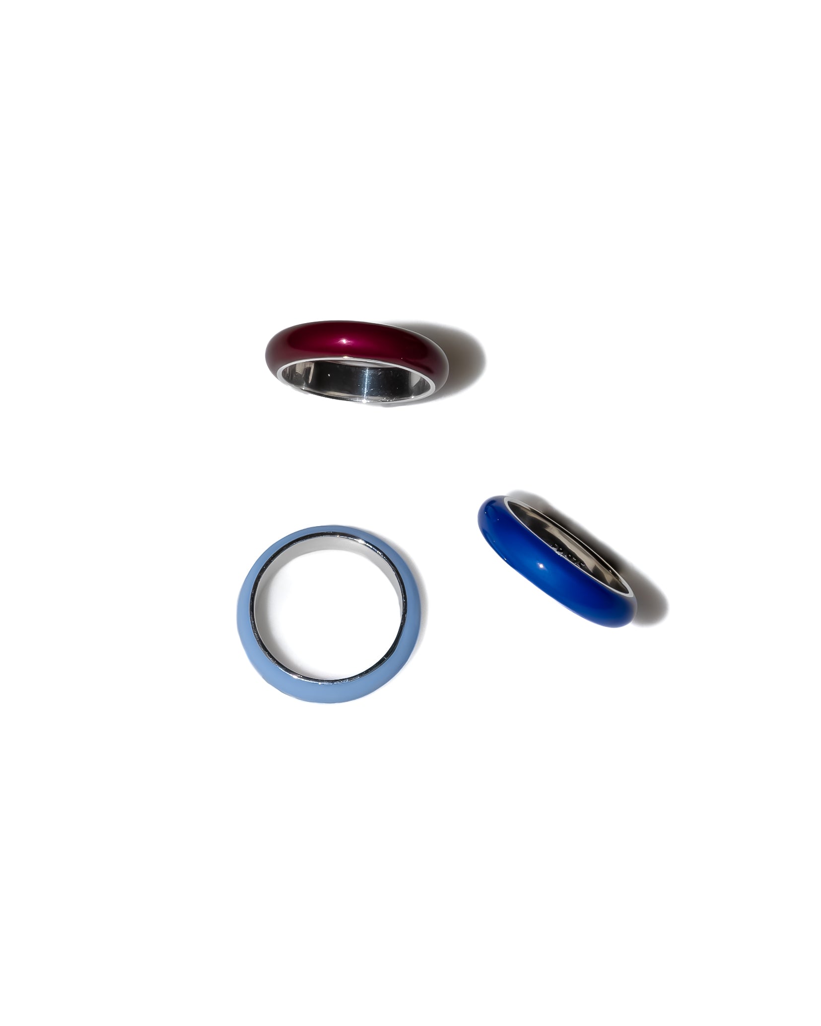 Wide Enamel Stacking Ring