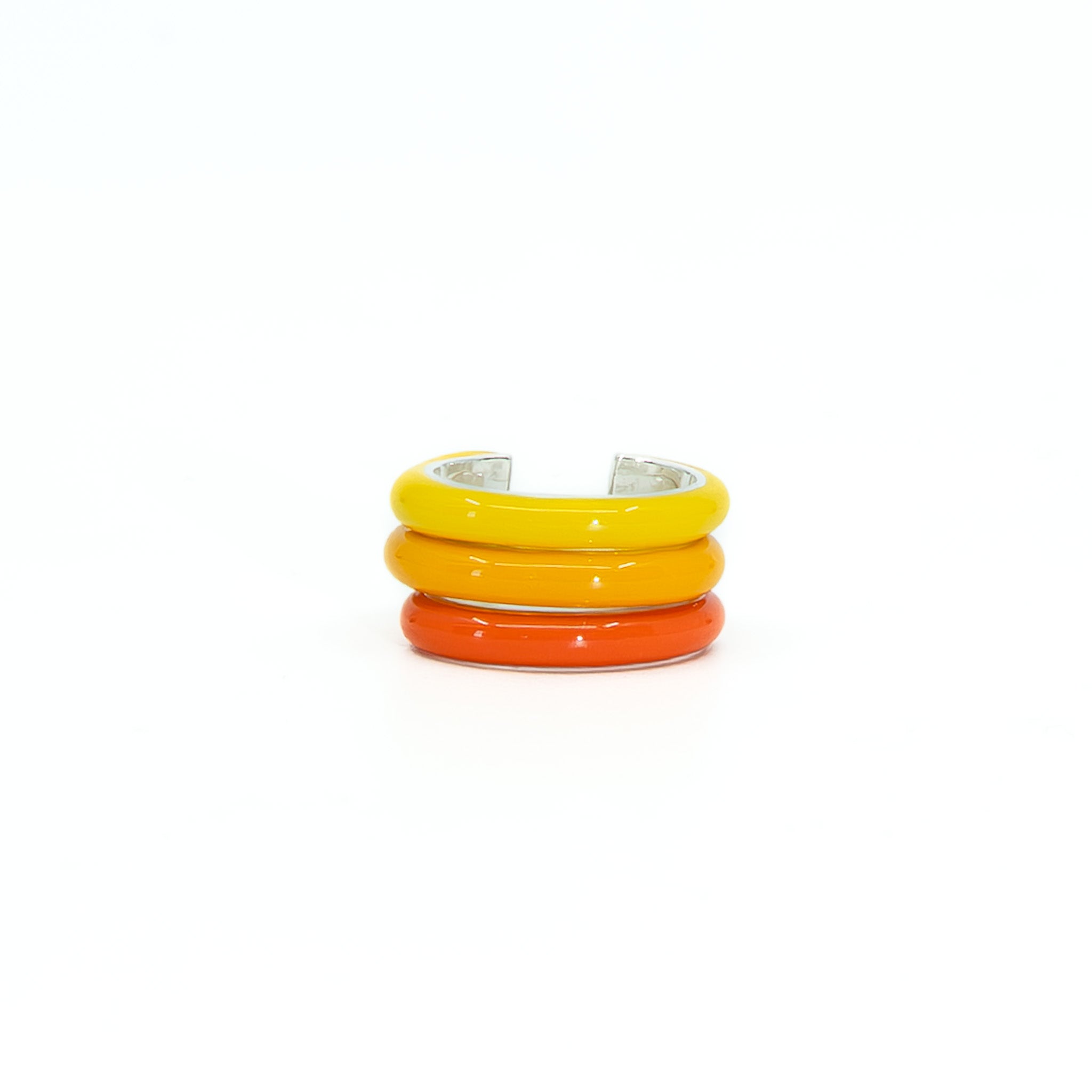 Ombre Enamel Ear Cuff Trios